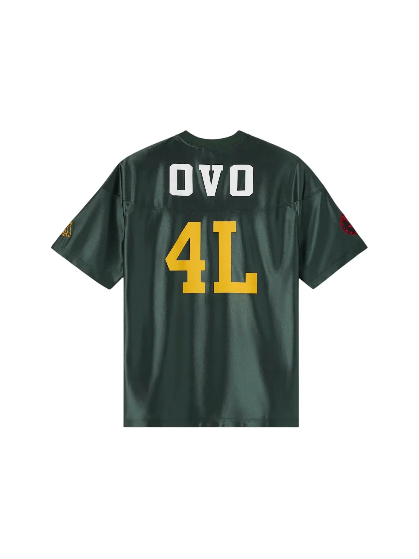 Мужская футбольная футболка с длинным рукавом OVO Jersey — изображение 2 из 2, глубокий зеленый