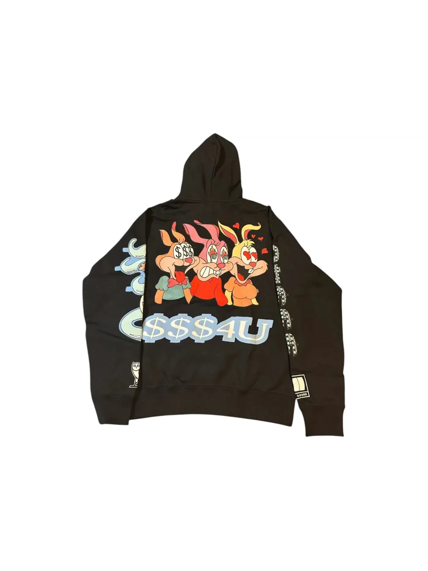 Мужской худи с принтом Hoodie (FW25) OVO — изображение 1 из 2, черный