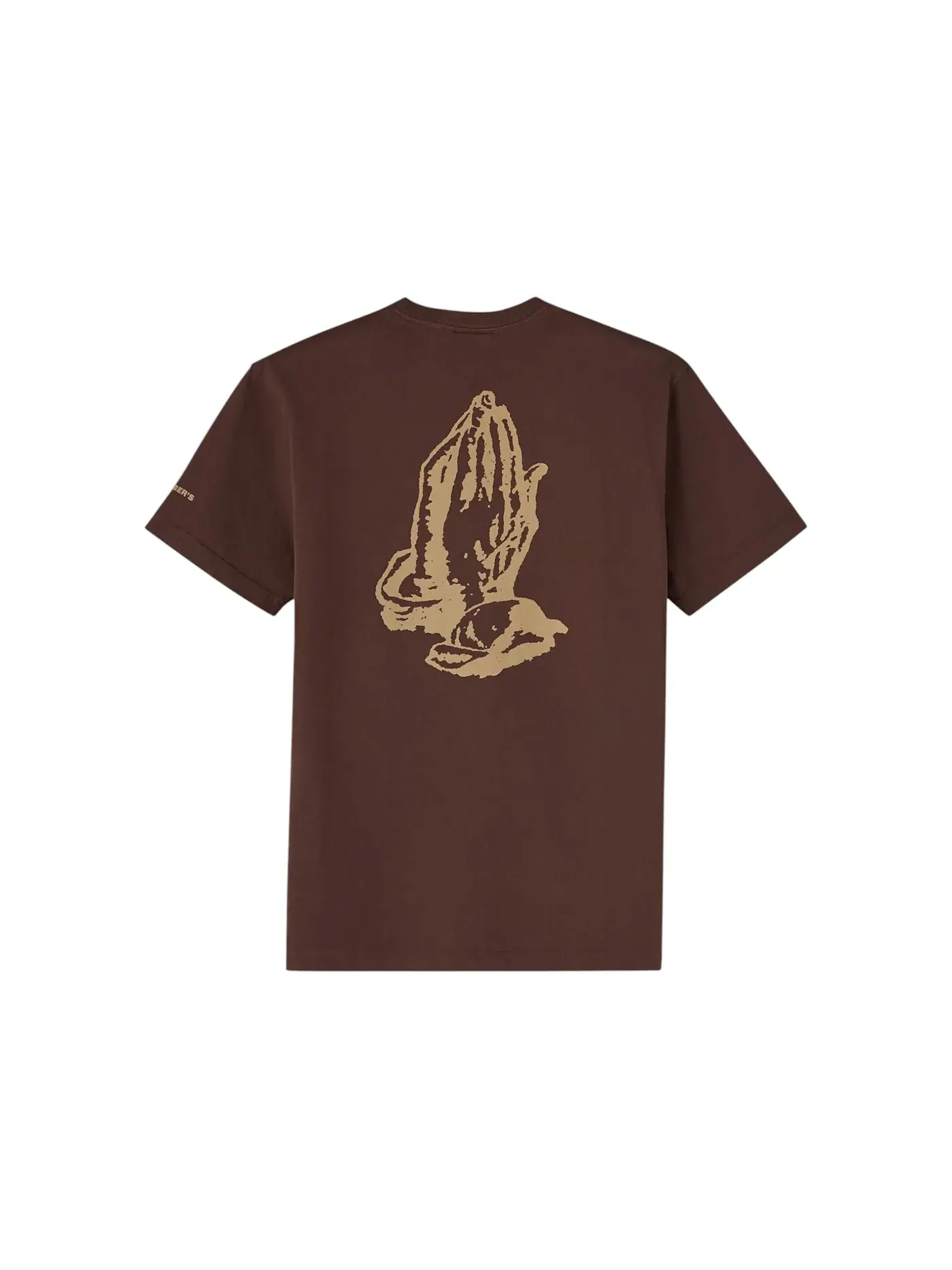 Мужская футболка с принтом OVO T-shirt — изображение 1 из 2, коричневый