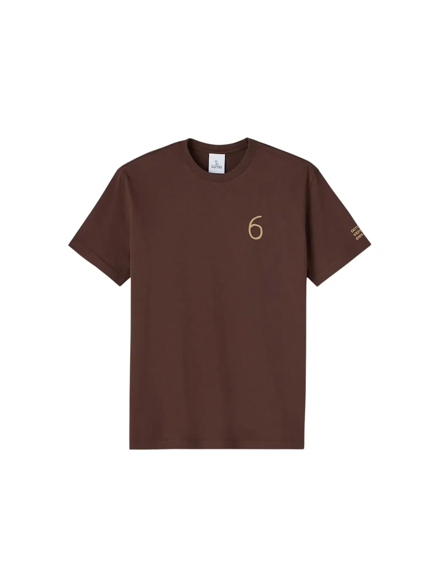 Мужская футболка с принтом OVO T-shirt — изображение 2 из 2, коричневый