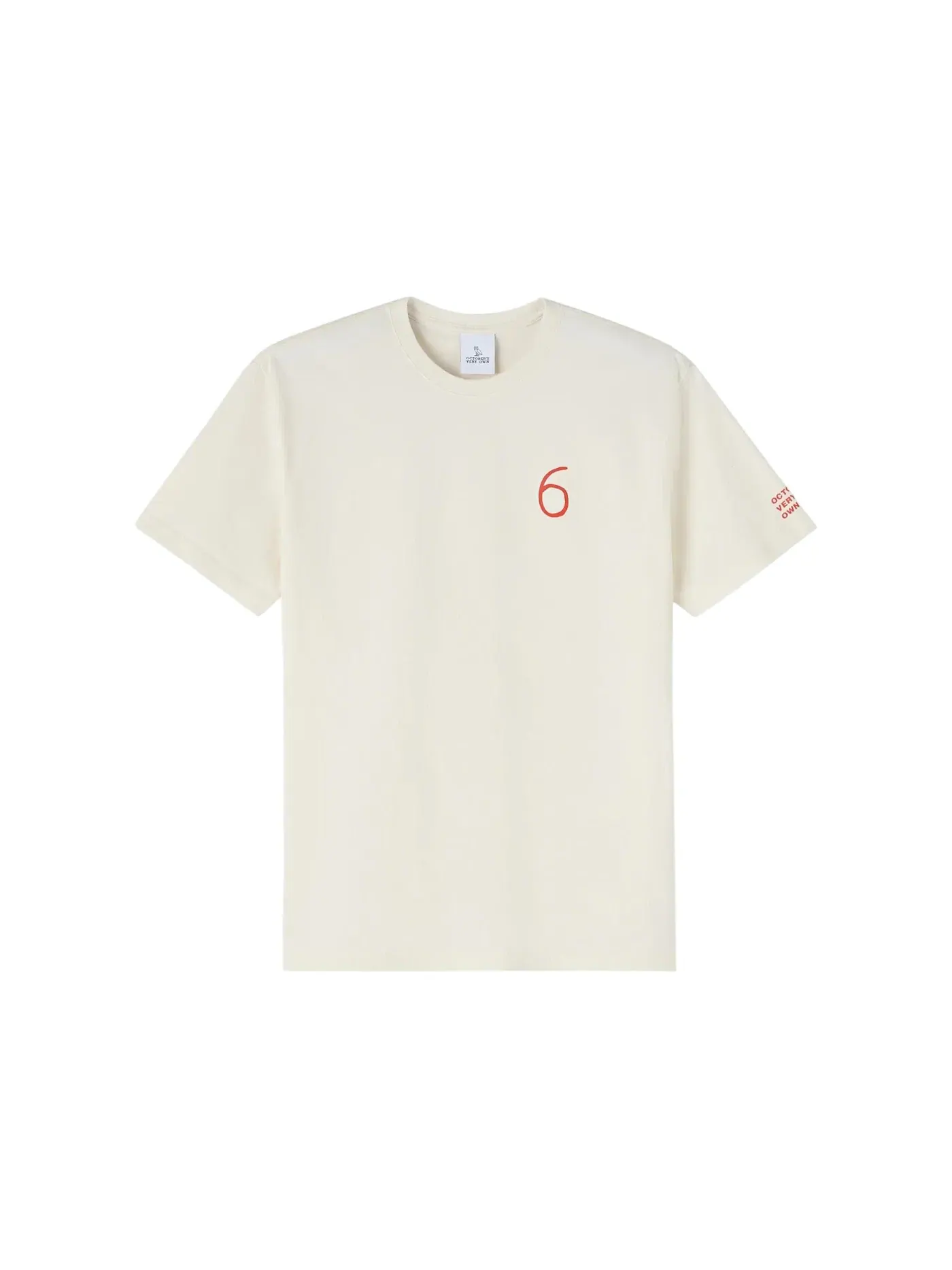 Мужская футболка OVO 6 God T-Shirt — изображение 2 из 2, светлый серый