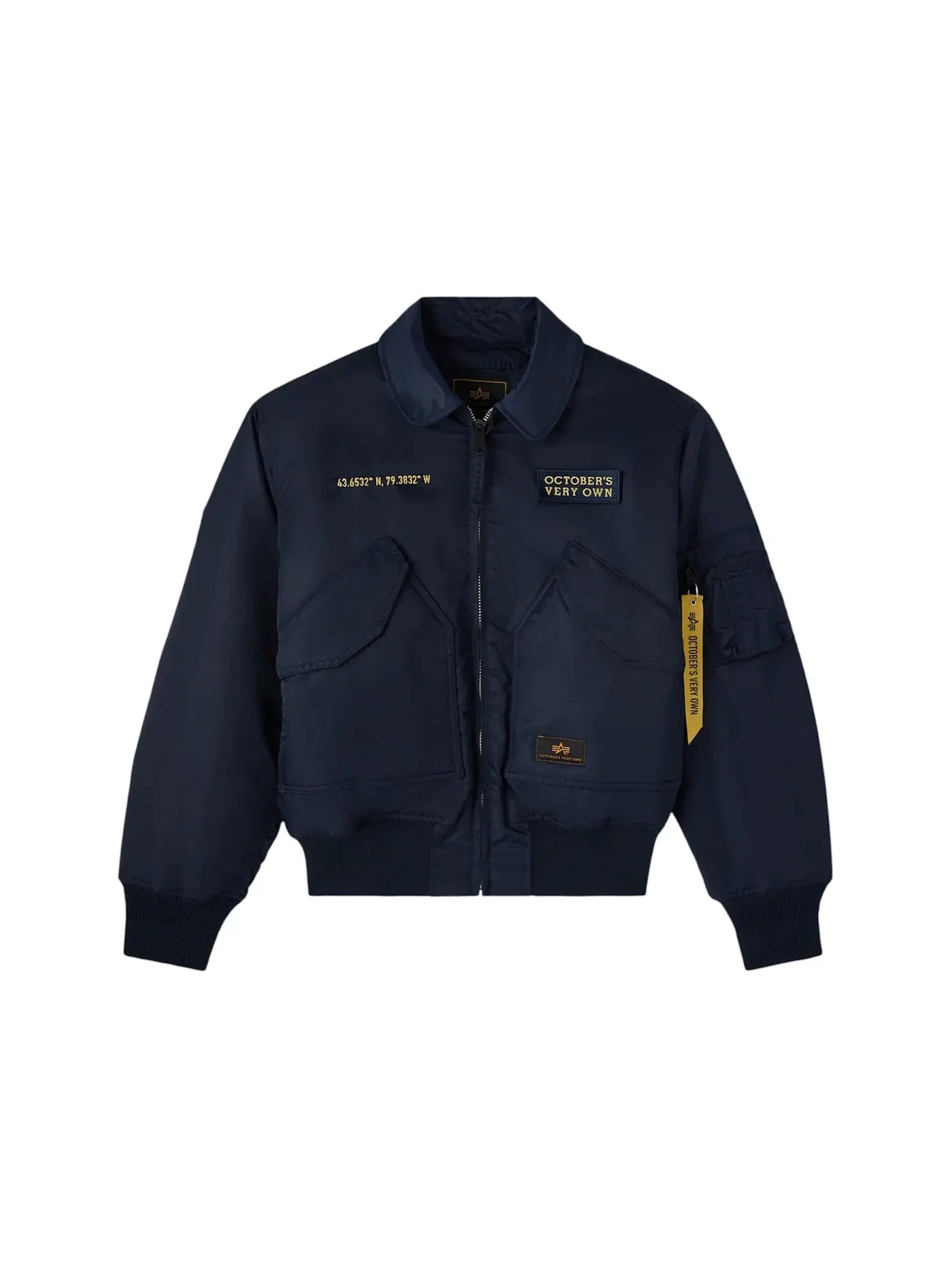 Мужская куртка-бомбер OVO Alpha Industries CW 45/P Replica Blue — изображение 1 из 1