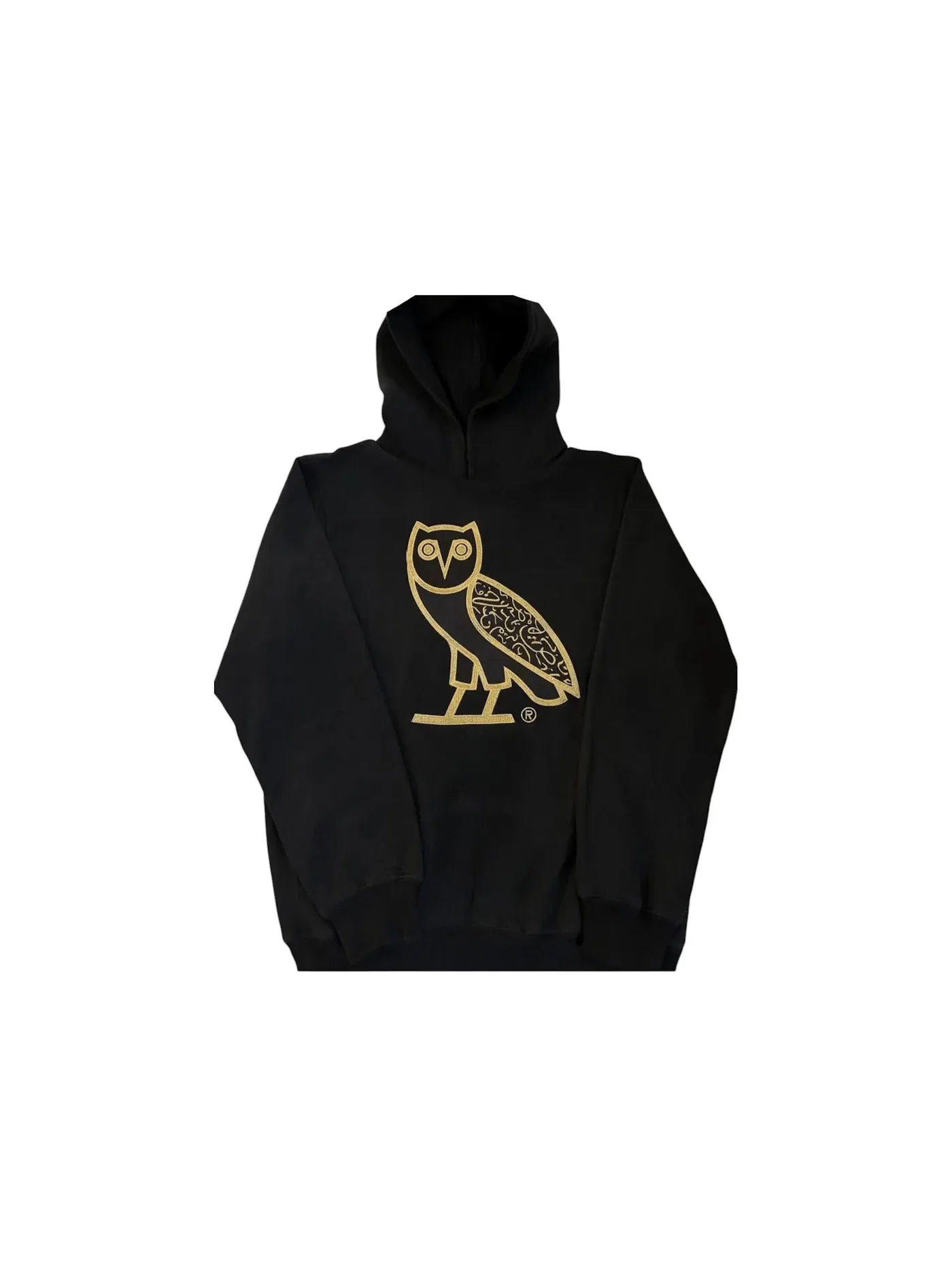 Мужской худи с каллиграфическим принтом OVO Arabic Calligraphy OG Owl OVO — изображение 1 из 1, черный