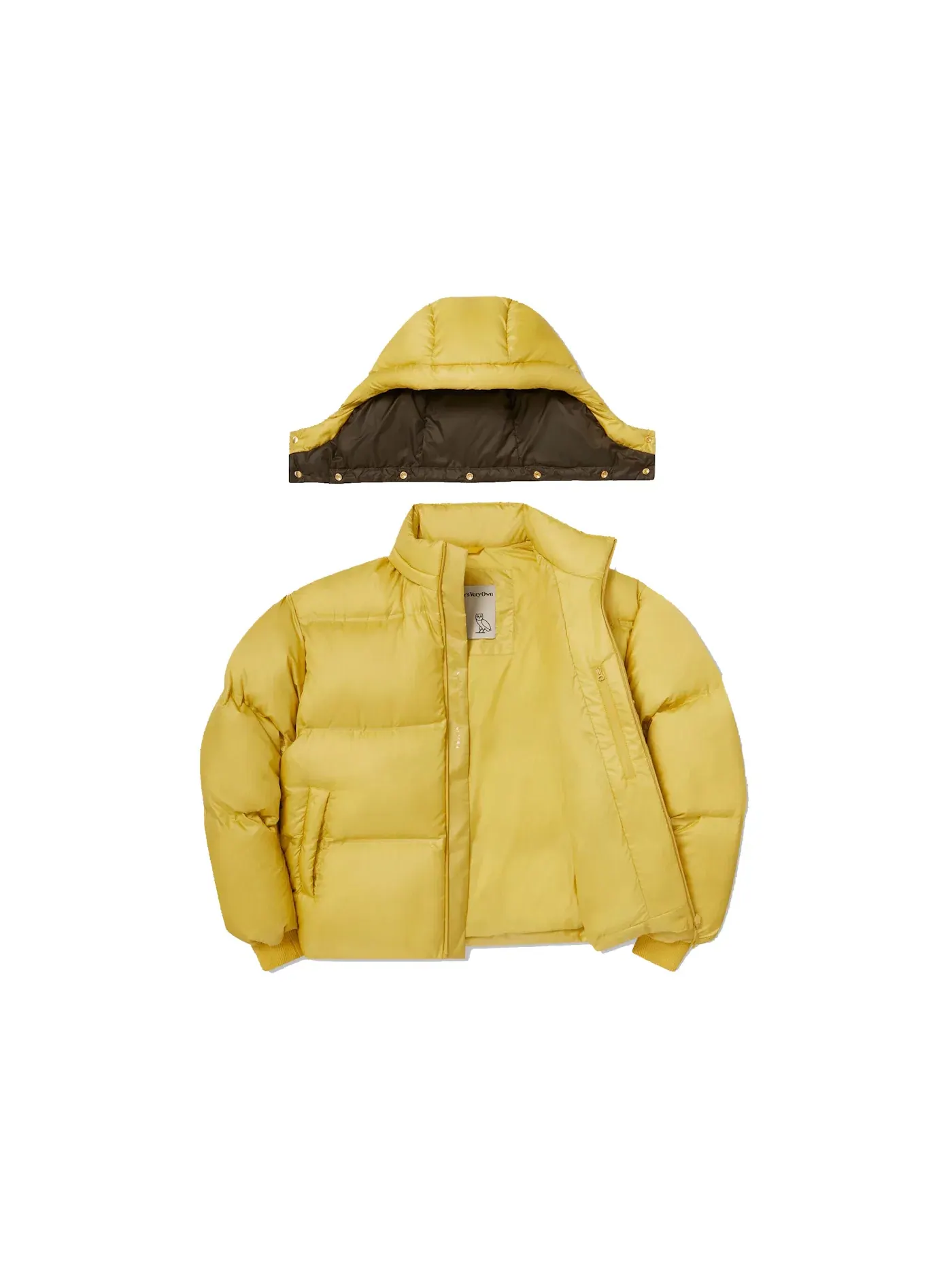 Мужская куртка с наполнителем из пуха OVO Bounce Down Jacket — изображение 2 из 3, желтый