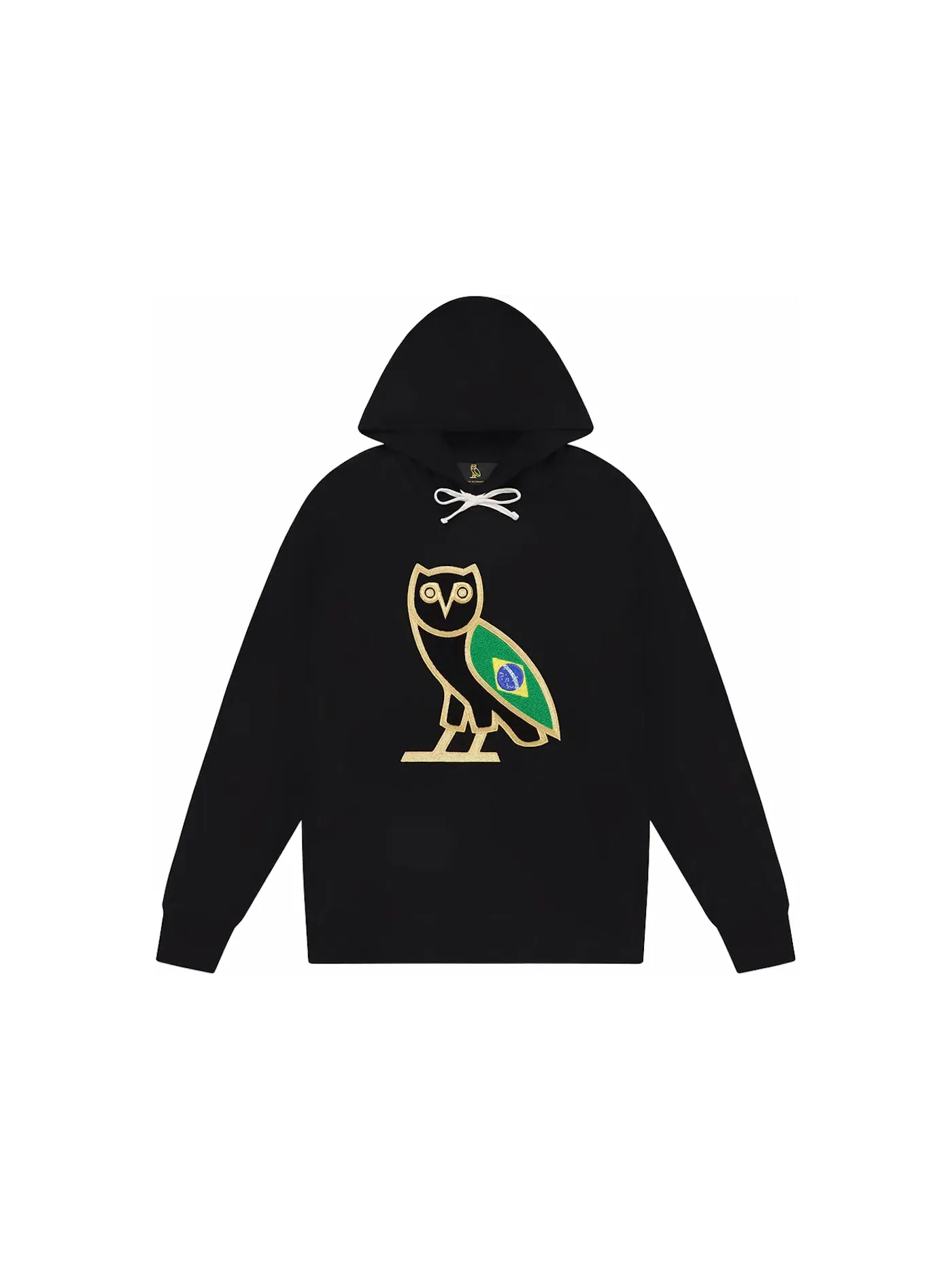 Мужской худи с принтом OVO Brazil OG Owl Hoodie OVO — изображение 1 из 2, черный