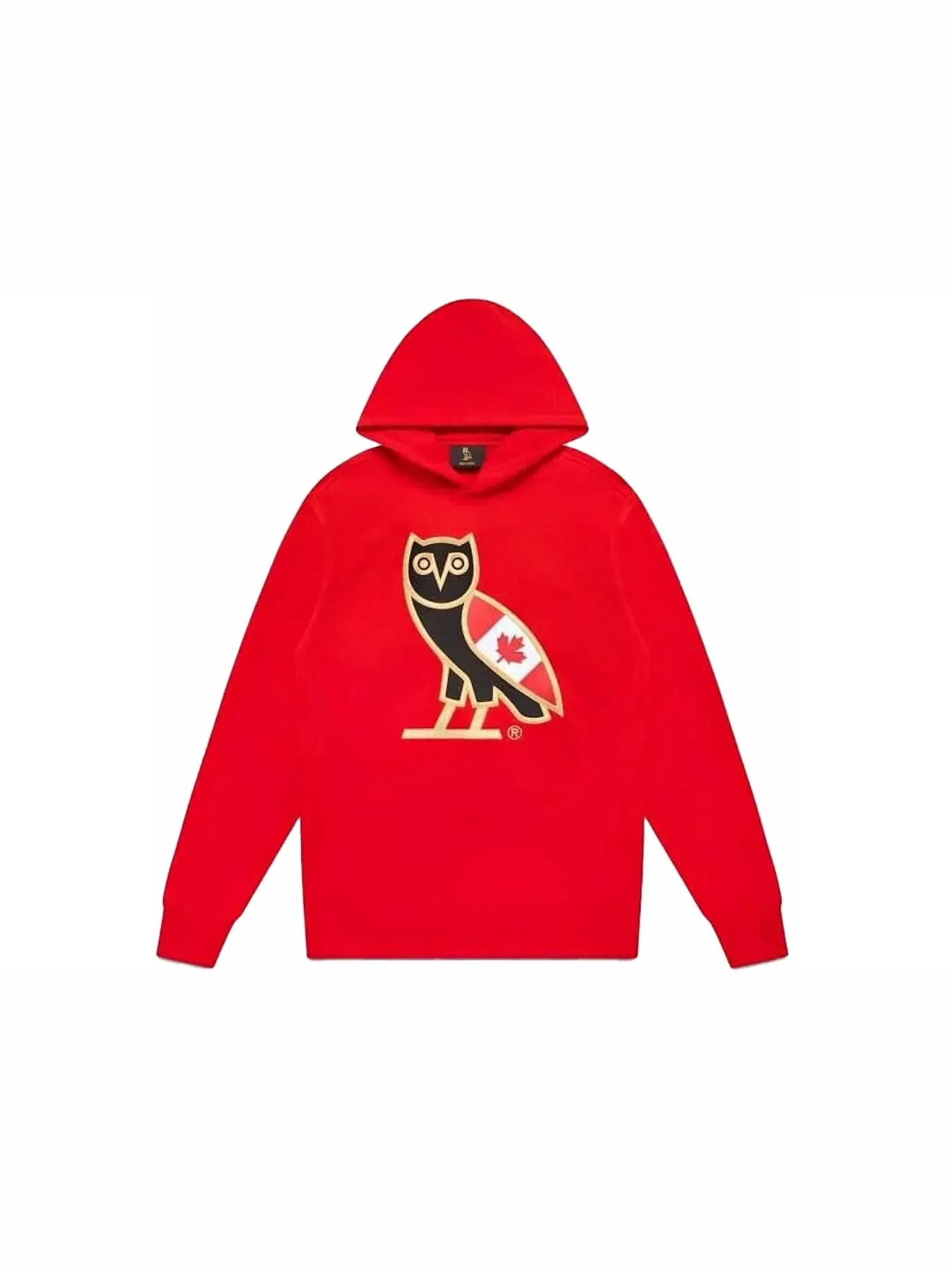Мужская худи с принтом OG Owl Hoodie OVO — изображение 1 из 1, красный