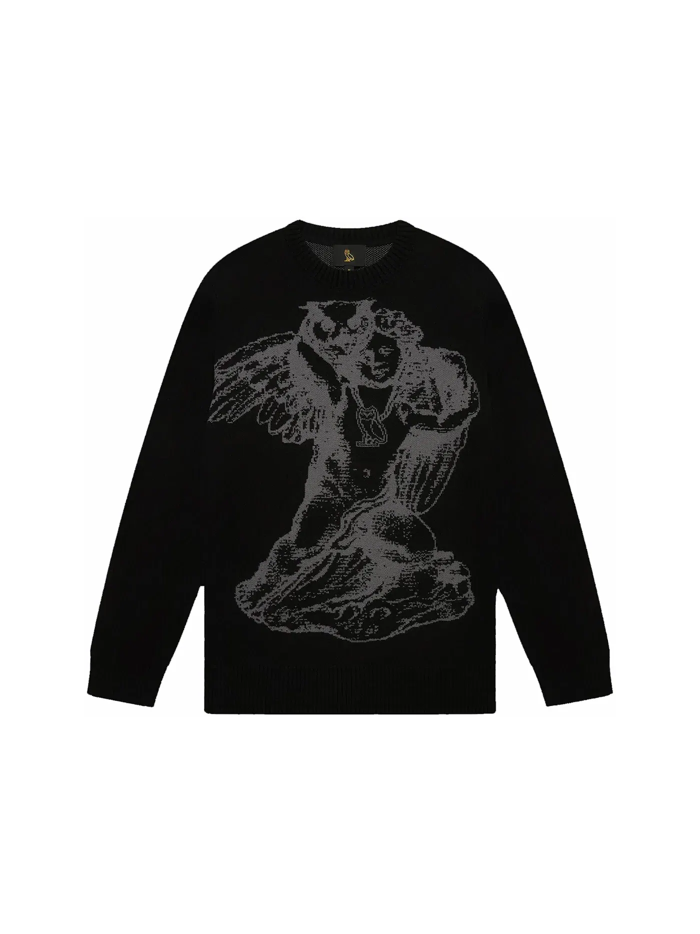 Мужской свитшот с принтом OVO Sweater — изображение 1 из 2, черный