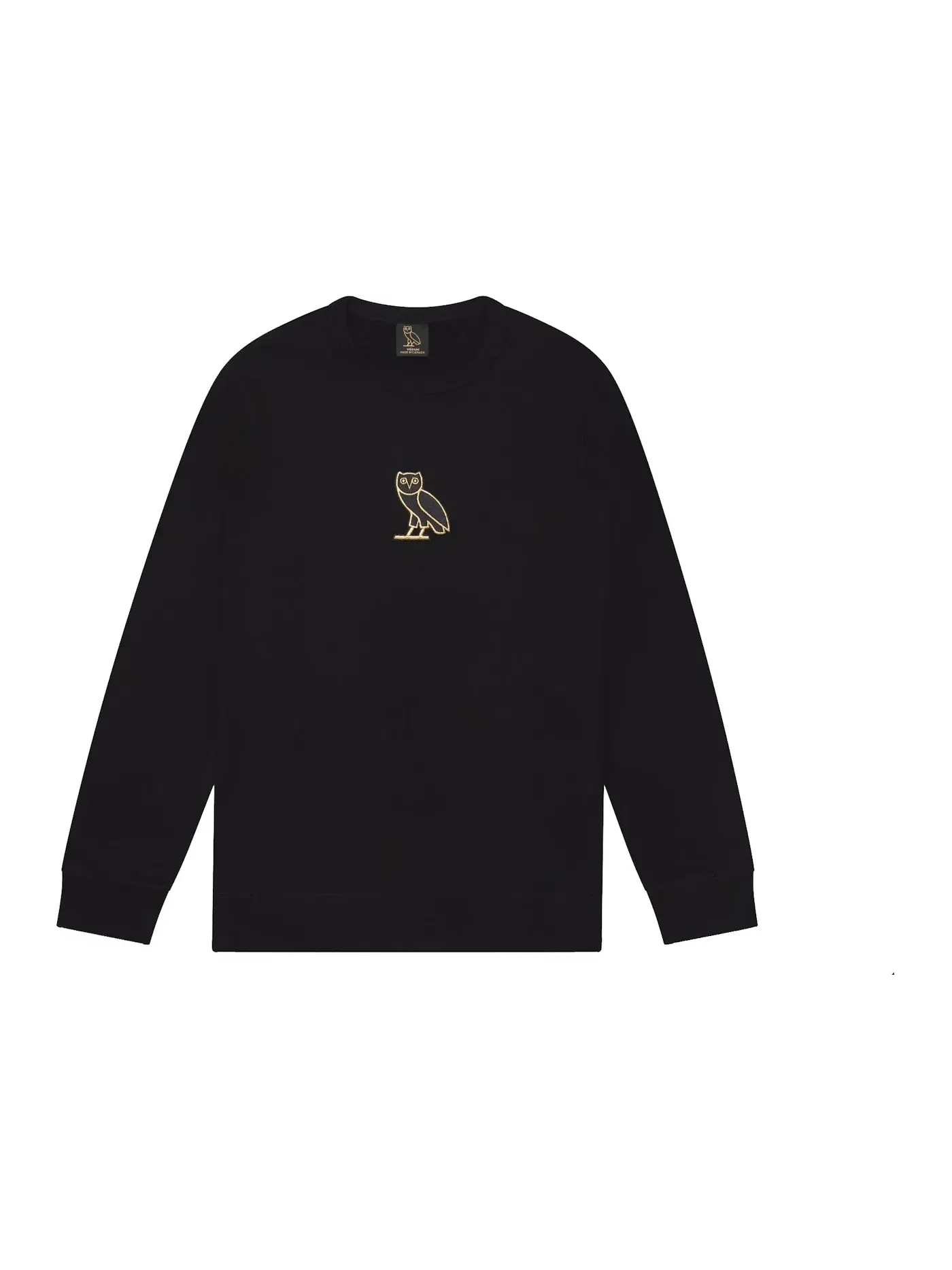 Мужской свитшот с принтом OVO Crewneck — изображение 1 из 1, черный
