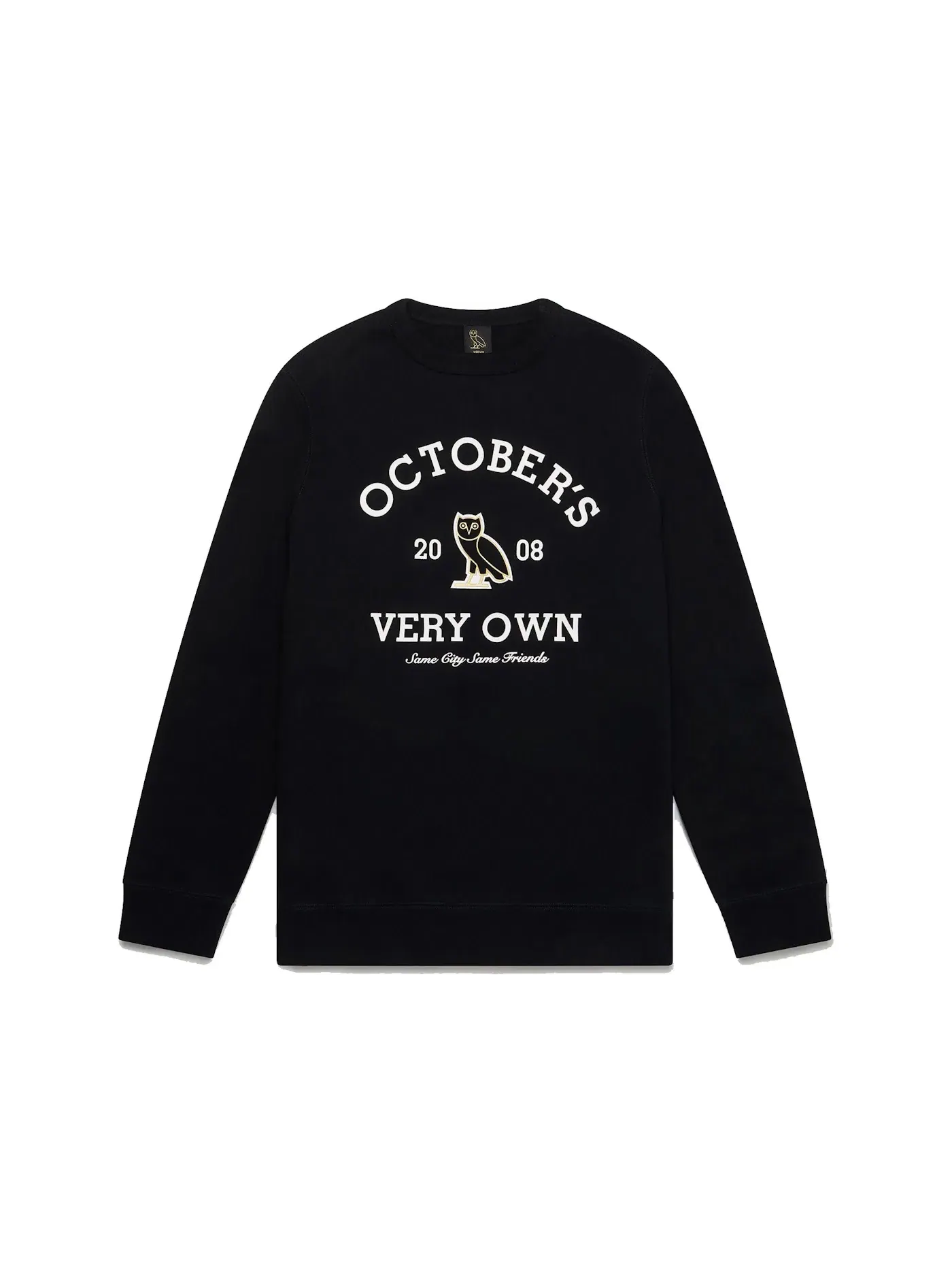 Мужской свитшот OVO Collegiate Crewneck — изображение 1 из 1, черный