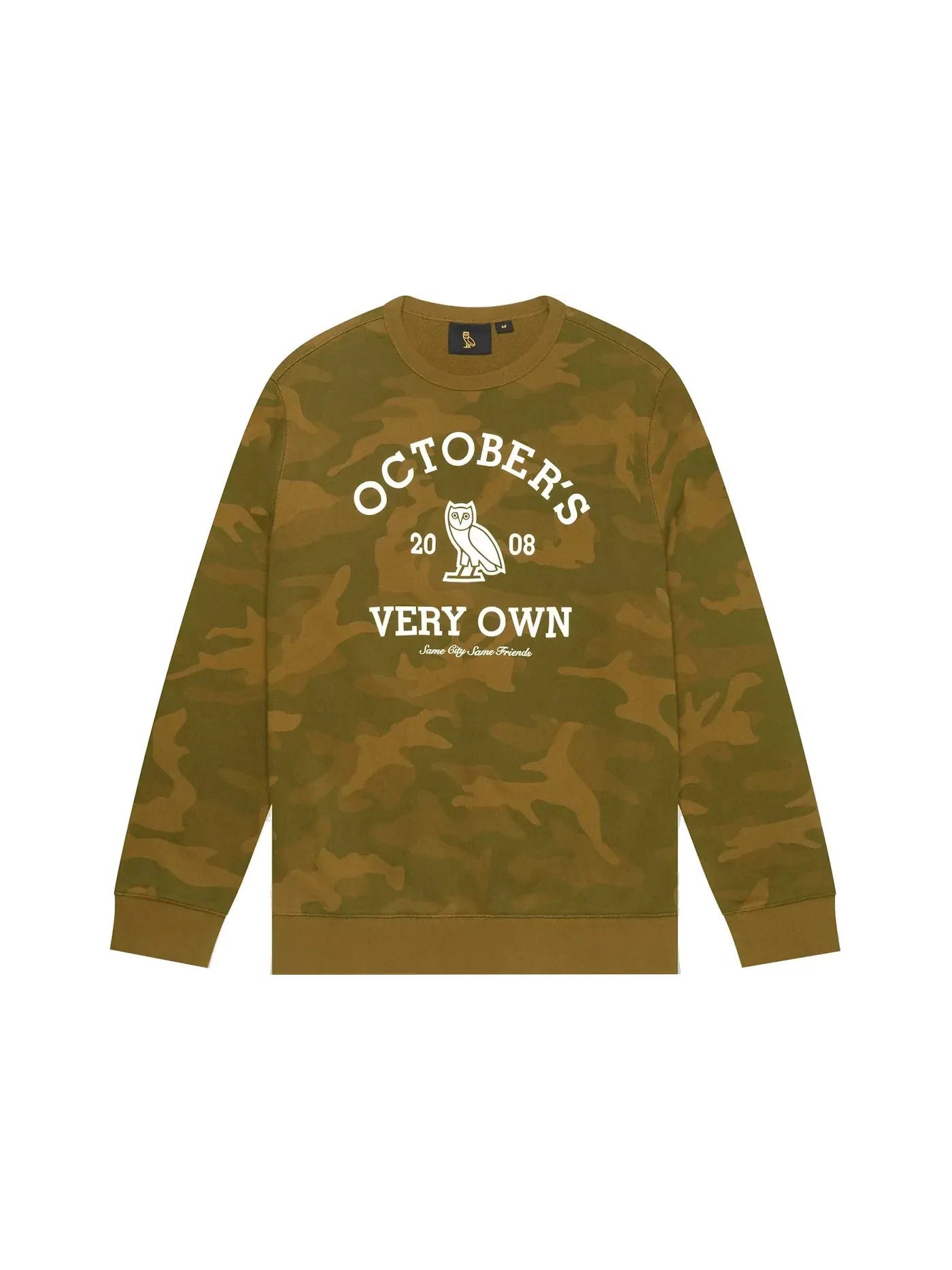 Мужской свитшот с принтом OVO Crewneck Camo — изображение 1 из 2, камуфляж