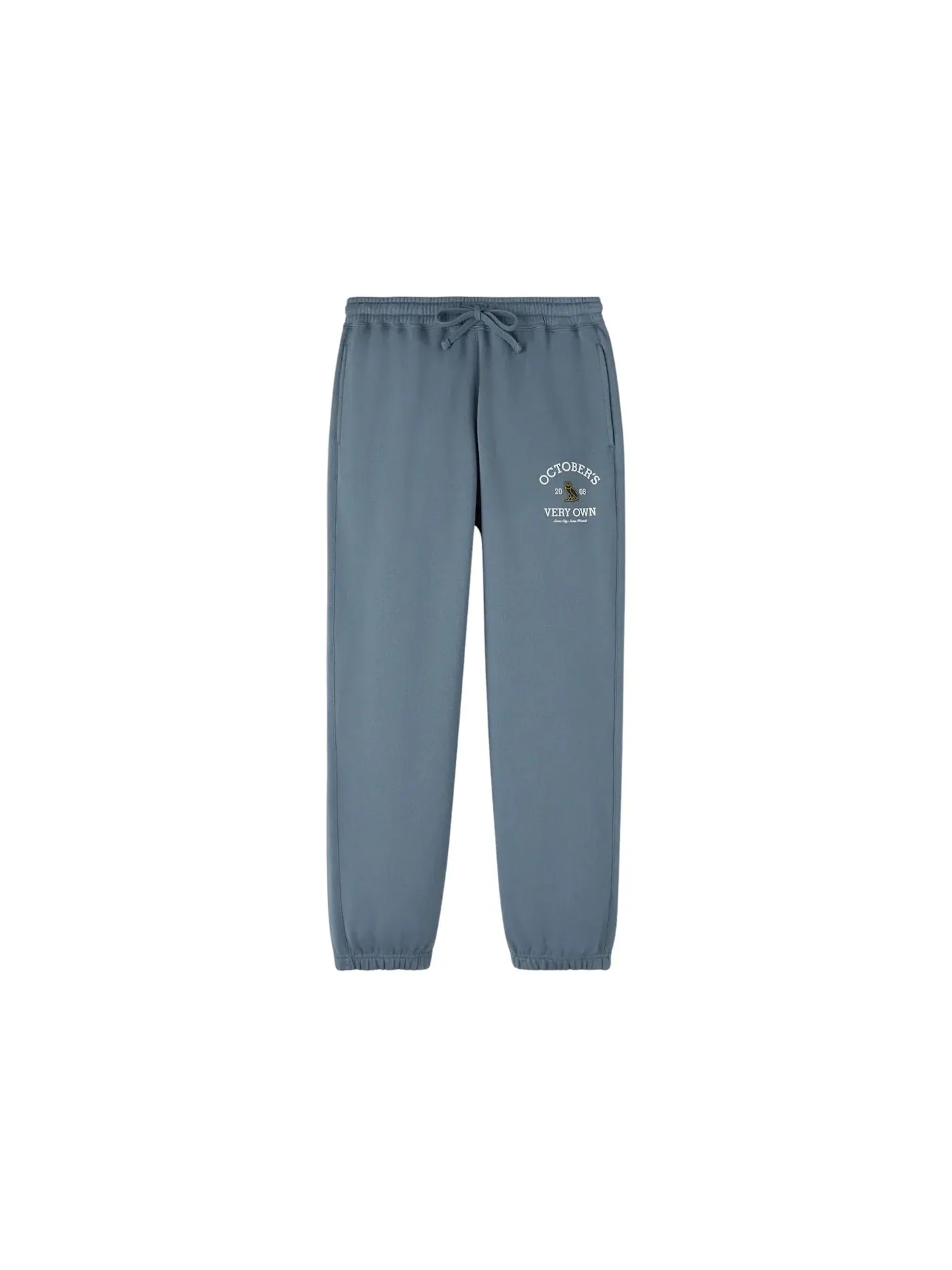 Мужские спортивные штаны из футера с принтом OVO Sweatpant — изображение 1 из 1, синий