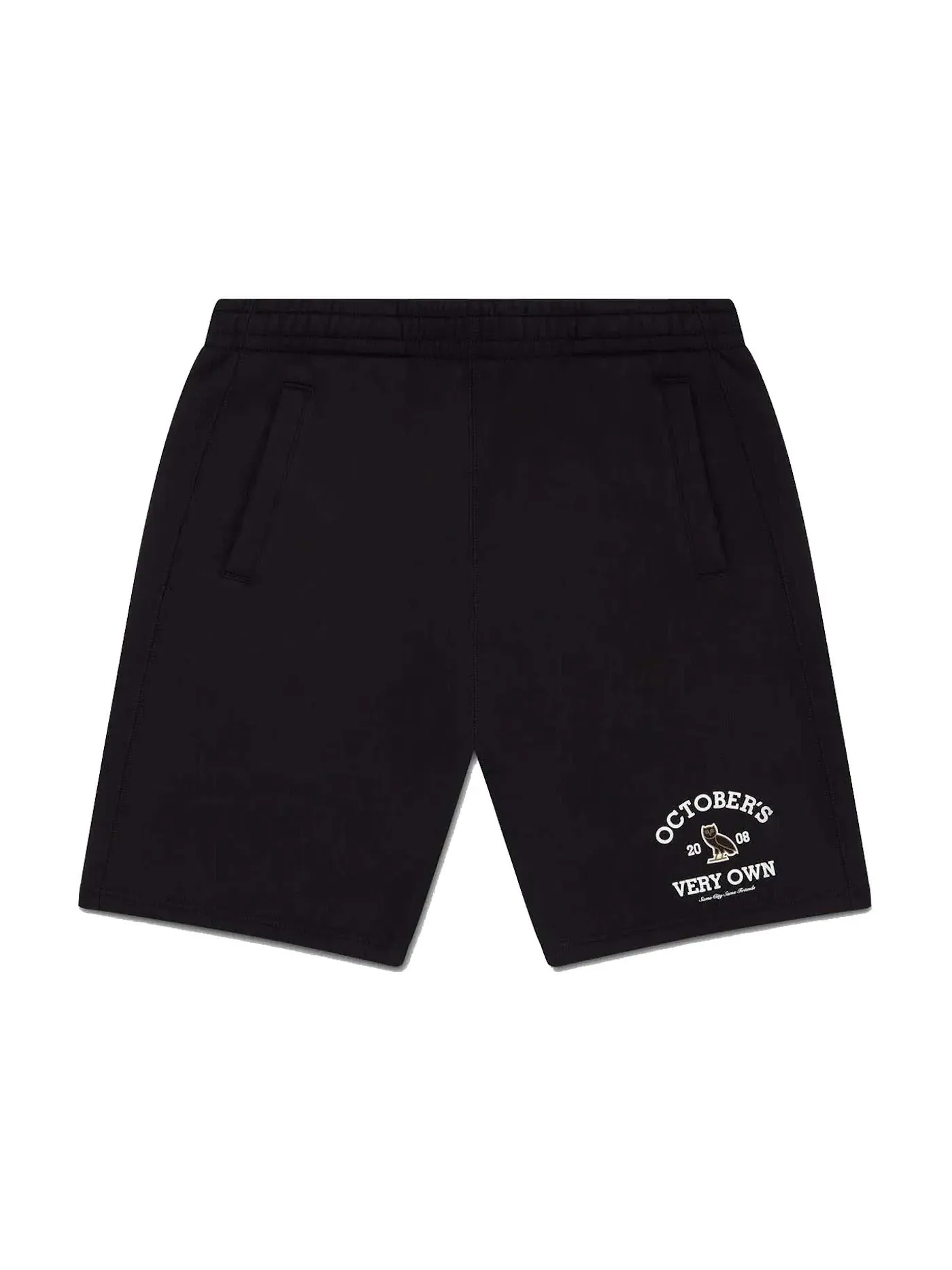 Мужские шорты с принтом Sweatshort OVO — изображение 1 из 2, черный