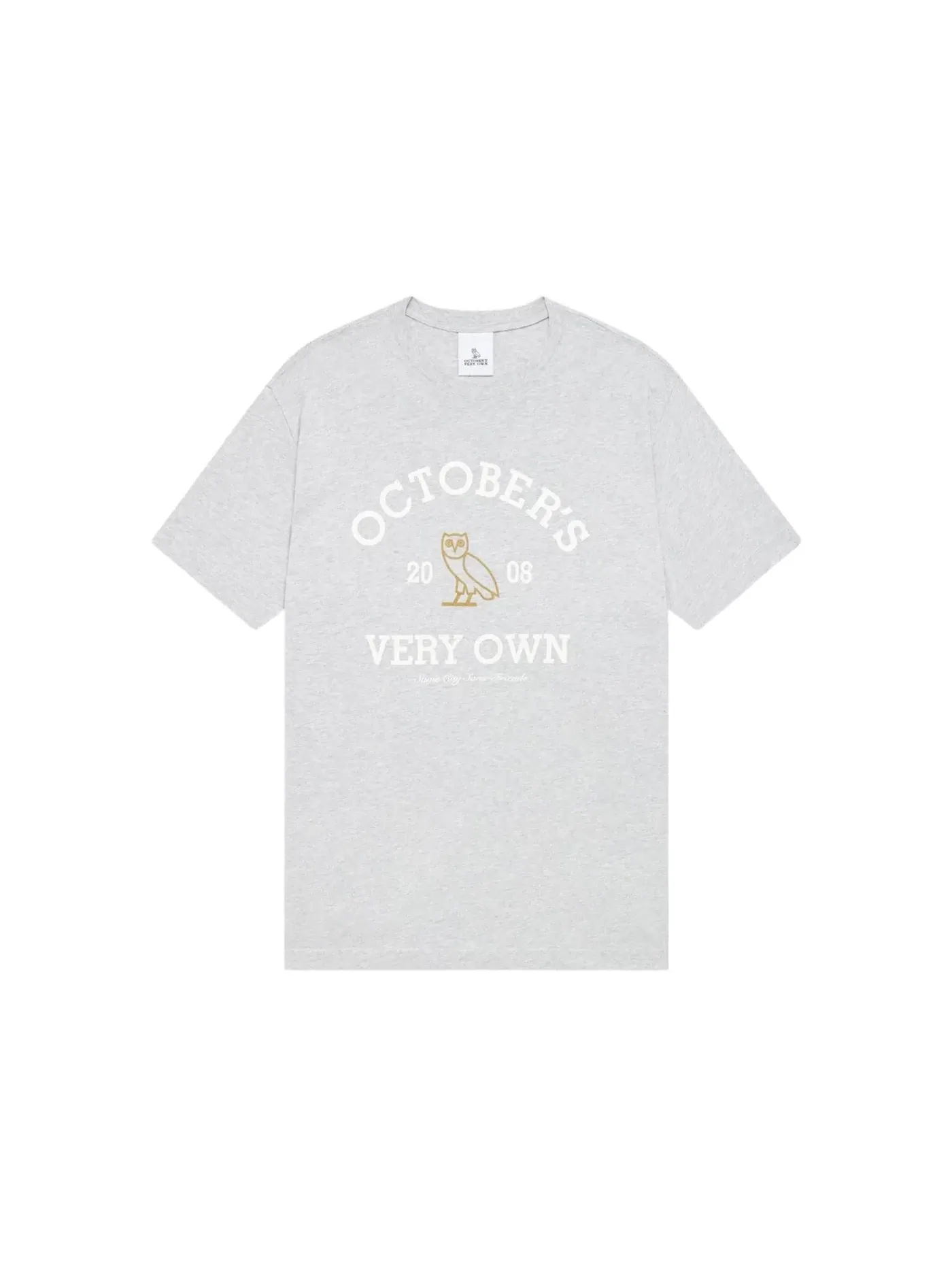 Мужская футболка с принтом OVO T-Shirt (SS26) — изображение 1 из 2, серый