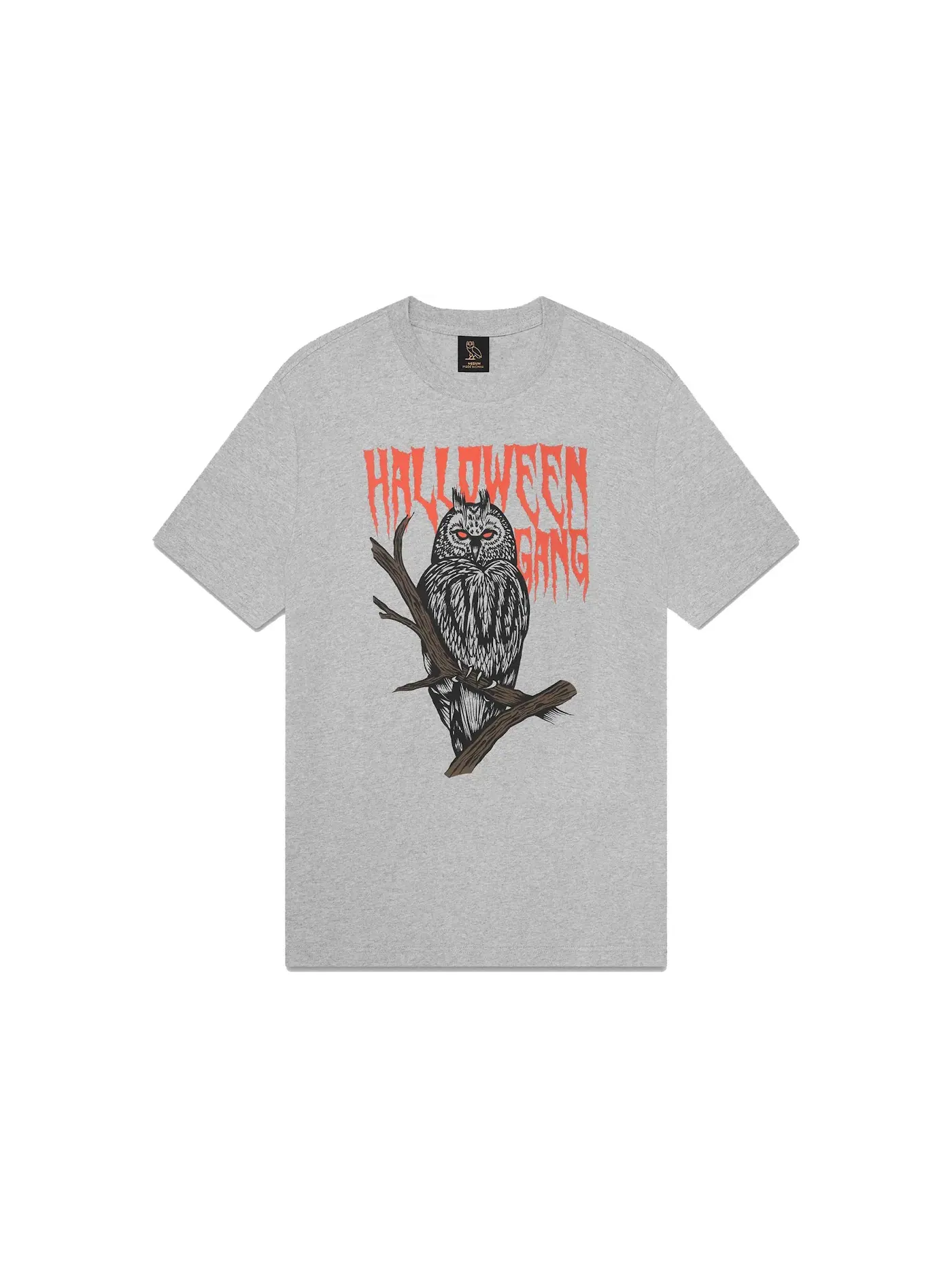 Мужская футболка с принтом OVO T-shirt — изображение 1 из 2, серый