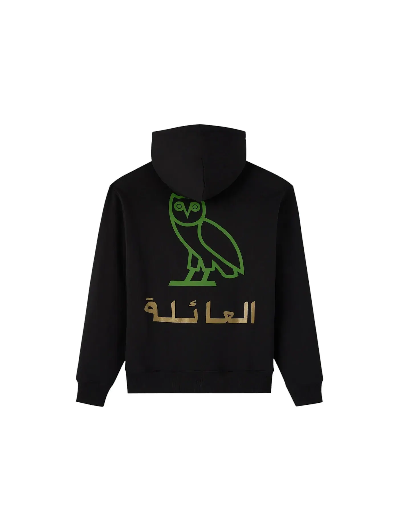 Мужская худи с принтом OVO Family Arabic Calligraphy Hoodie OVO — изображение 1 из 2, черный