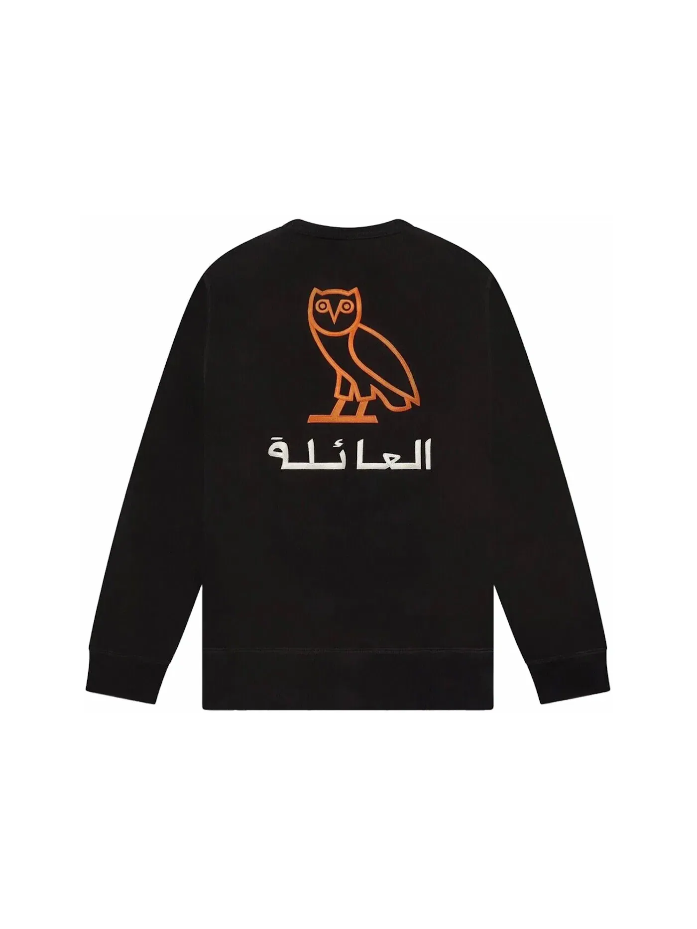Мужской свитшот с длинным рукавом OVO Crewneck — изображение 1 из 2, черный