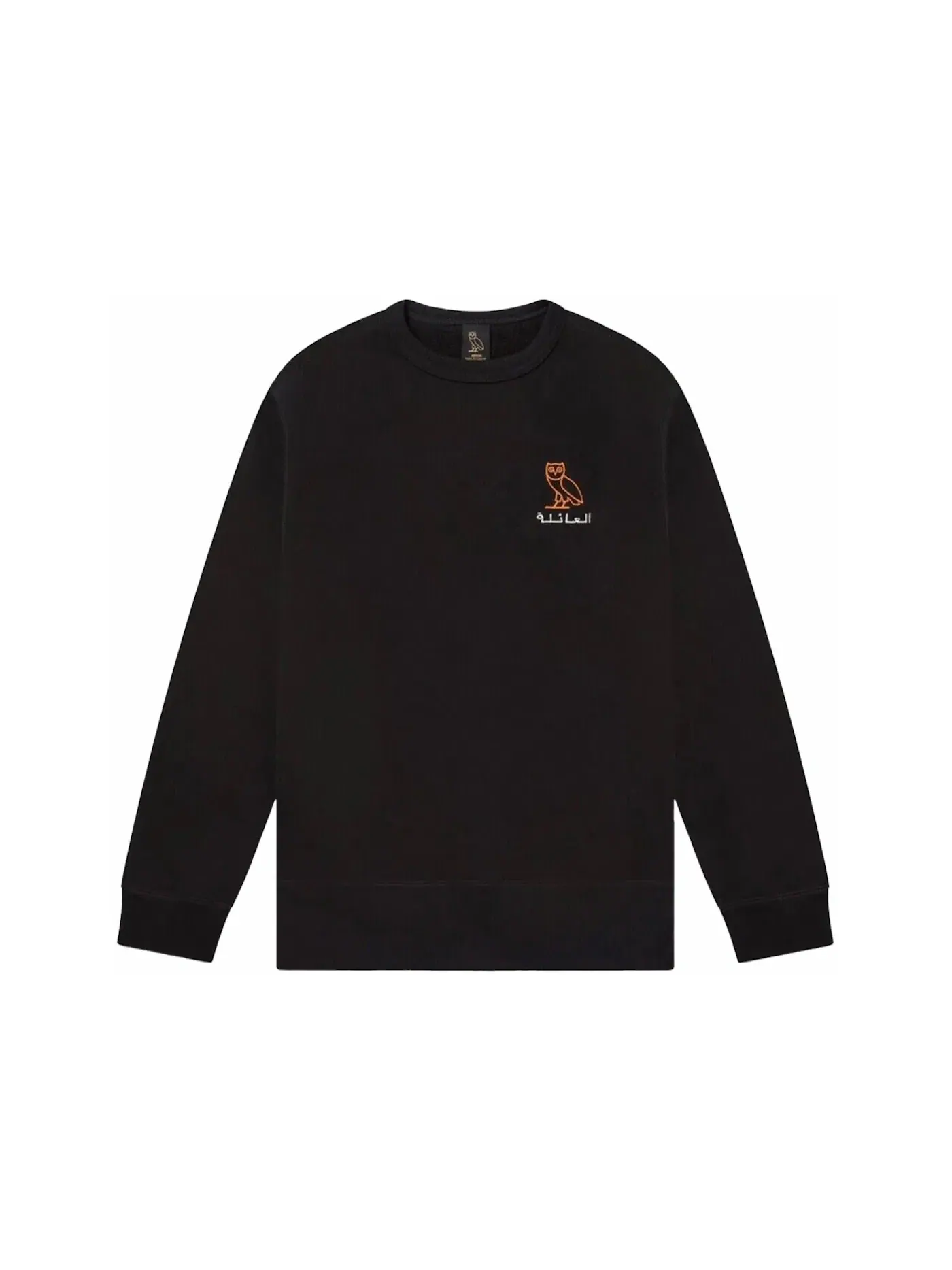 Мужской свитшот с длинным рукавом OVO Crewneck — изображение 2 из 2, черный