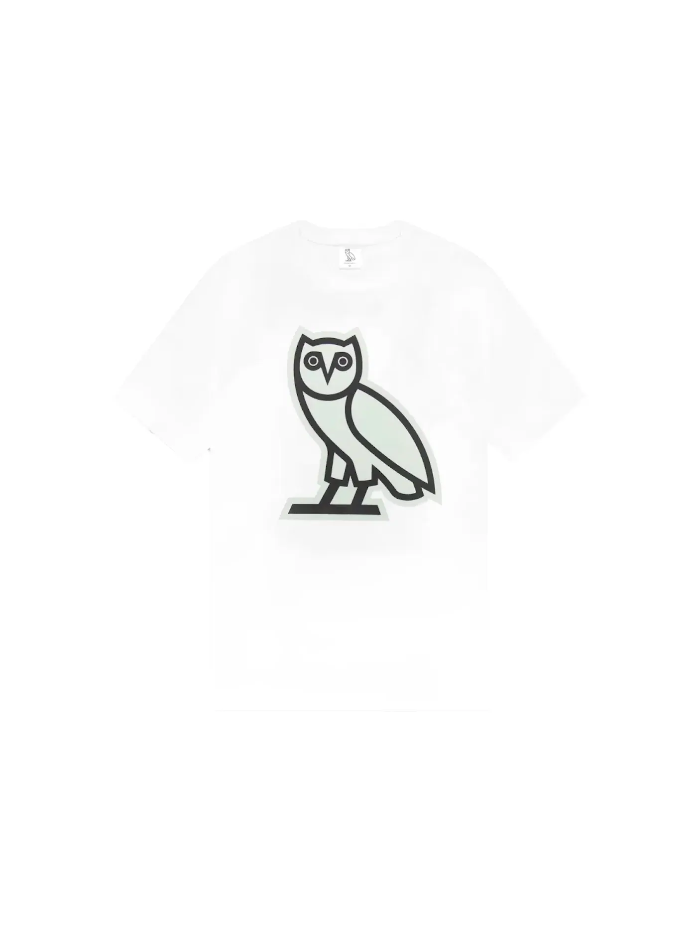 Мужская футболка с принтом OVO Glow In The Dark Owl — изображение 1 из 1, белый