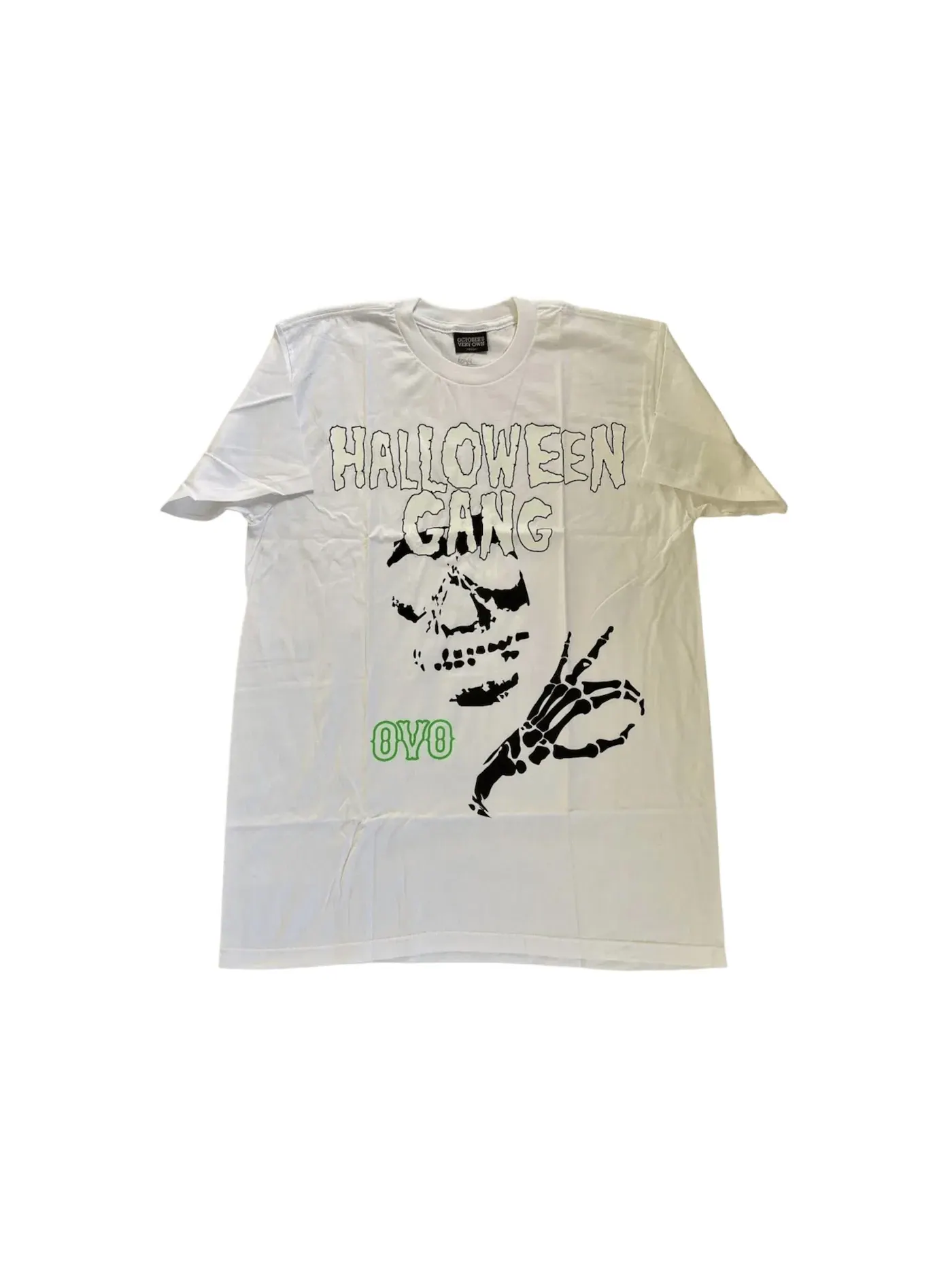Мужская футболка с принтом OVO Halloween Gang Glow In the Dark T-Shirt OVO — изображение 1 из 1, белый