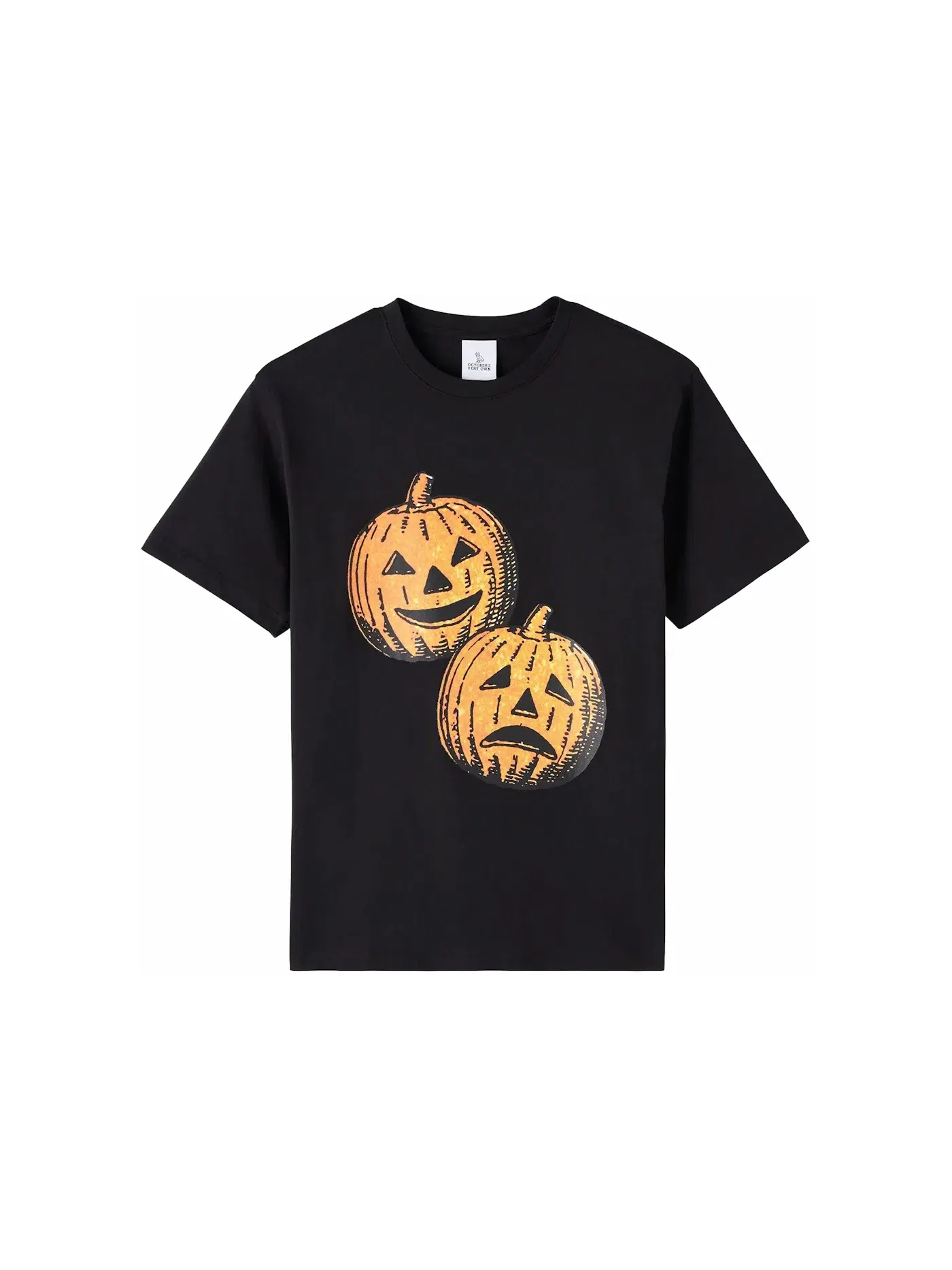 Мужская футболка с принтом OVO Halloween Gang T-Shirt (FW24) — изображение 1 из 2, черный