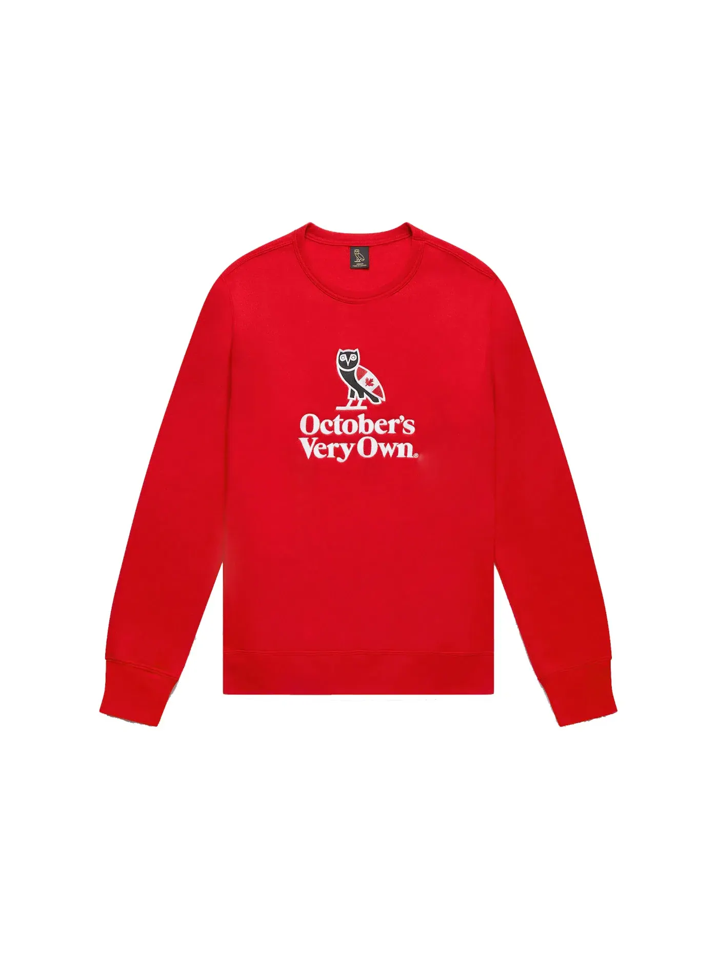 Мужской свитшот с принтом OVO Heritage Crewneck — изображение 1 из 1, красный