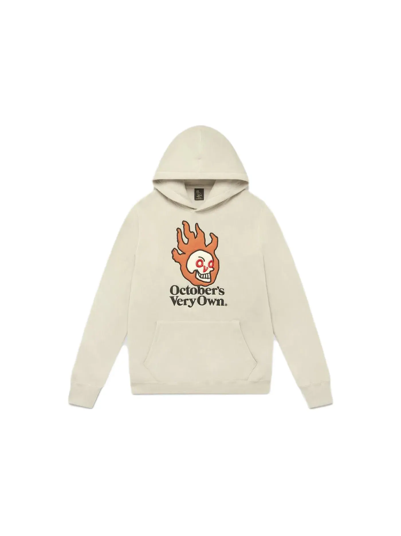 Мужская худи Hot Skulls OVO — изображение 1 из 1, бежевый