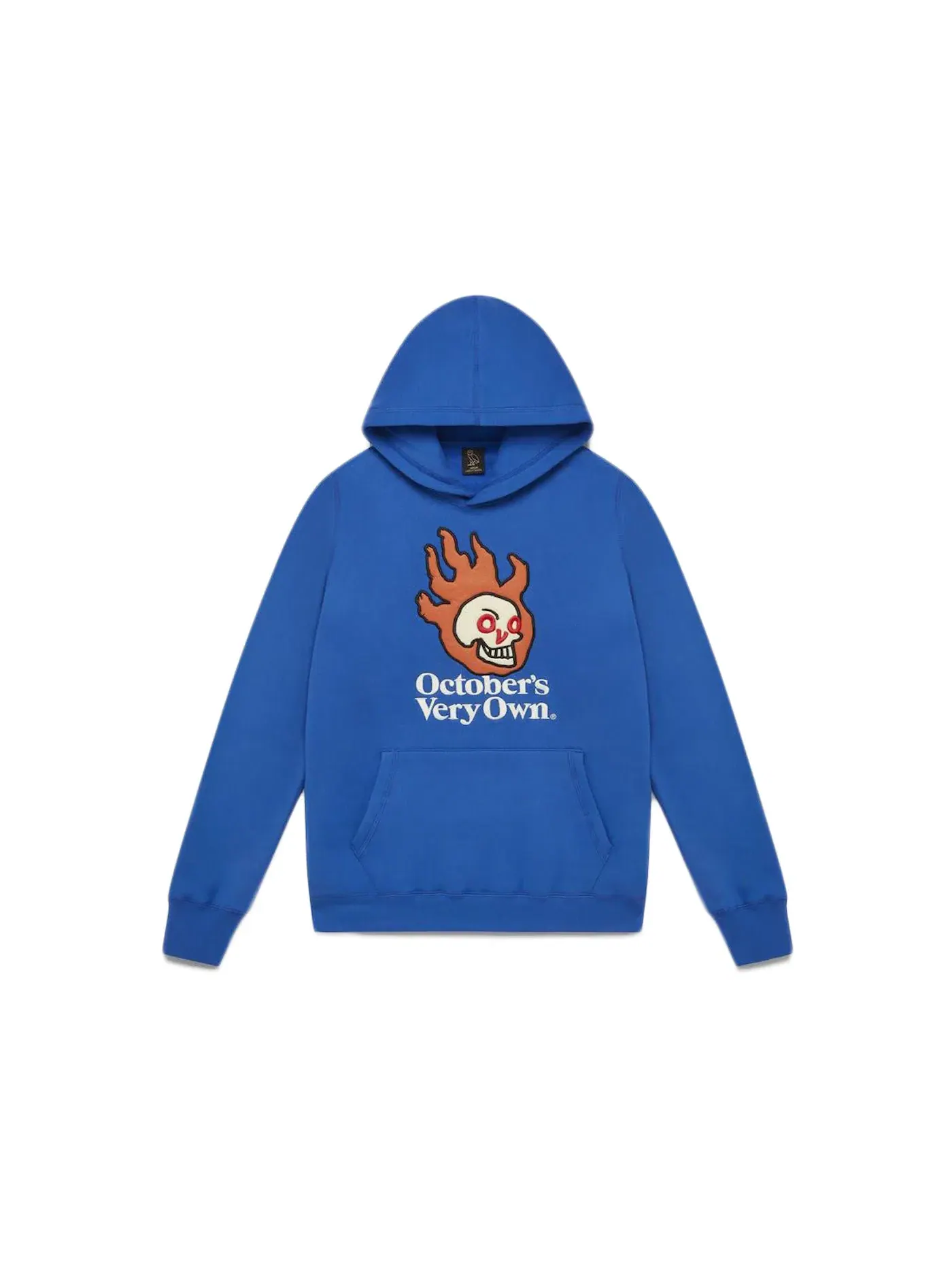 Мужская худи с принтом OVO Hoodie — изображение 1 из 1, серебристый