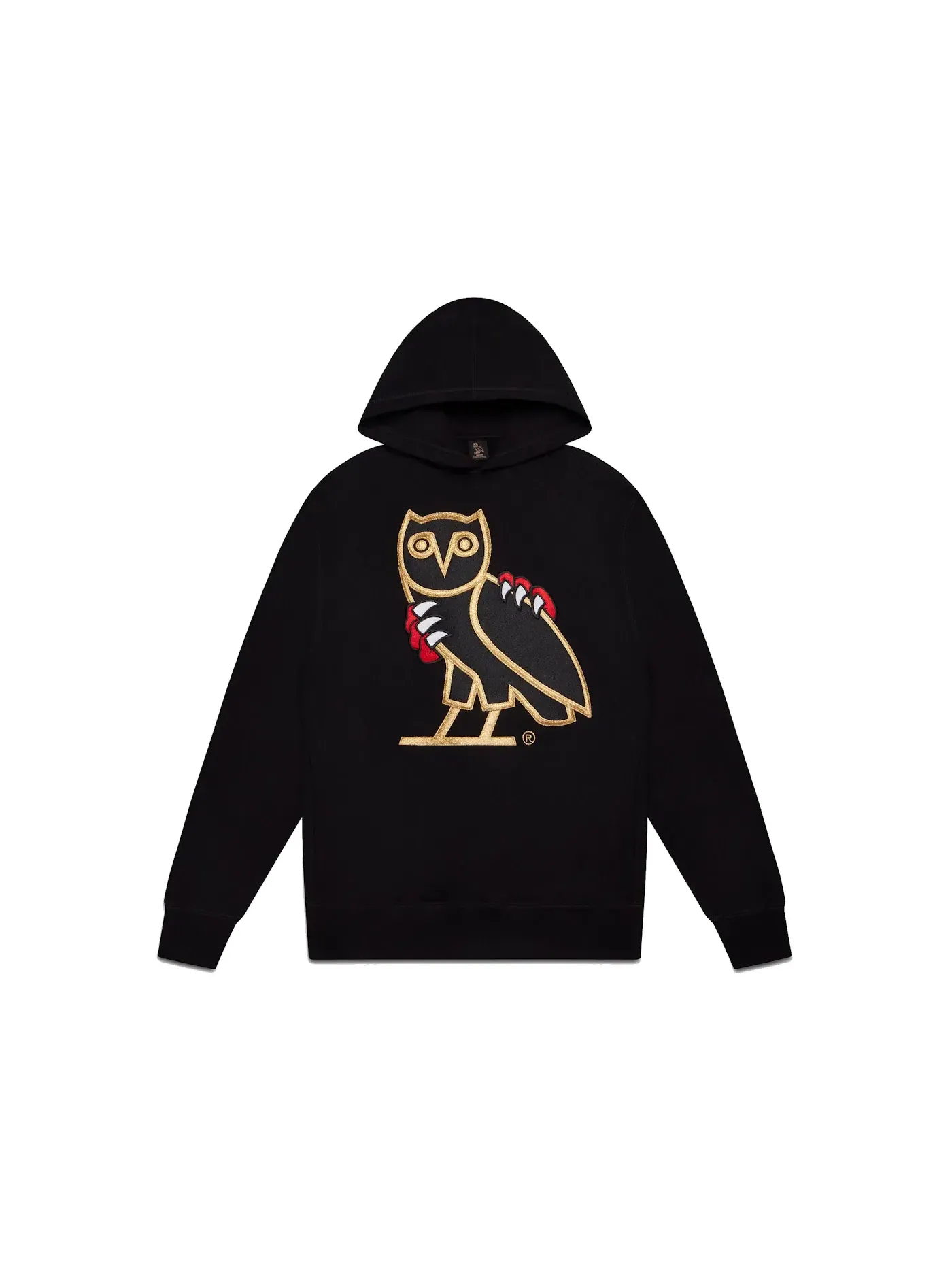Мужской худи с принтом OVO Jurassic Park OG Owl Hoodie Black — изображение 1 из 1