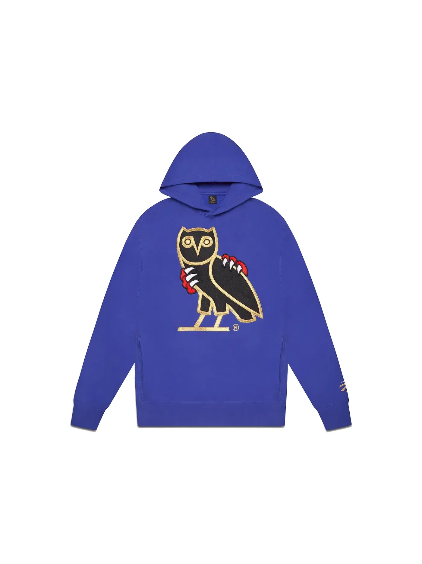 Мужская худи с принтом OG Owl Raptors Purple от OVO — изображение 1 из 1, фиолетовый