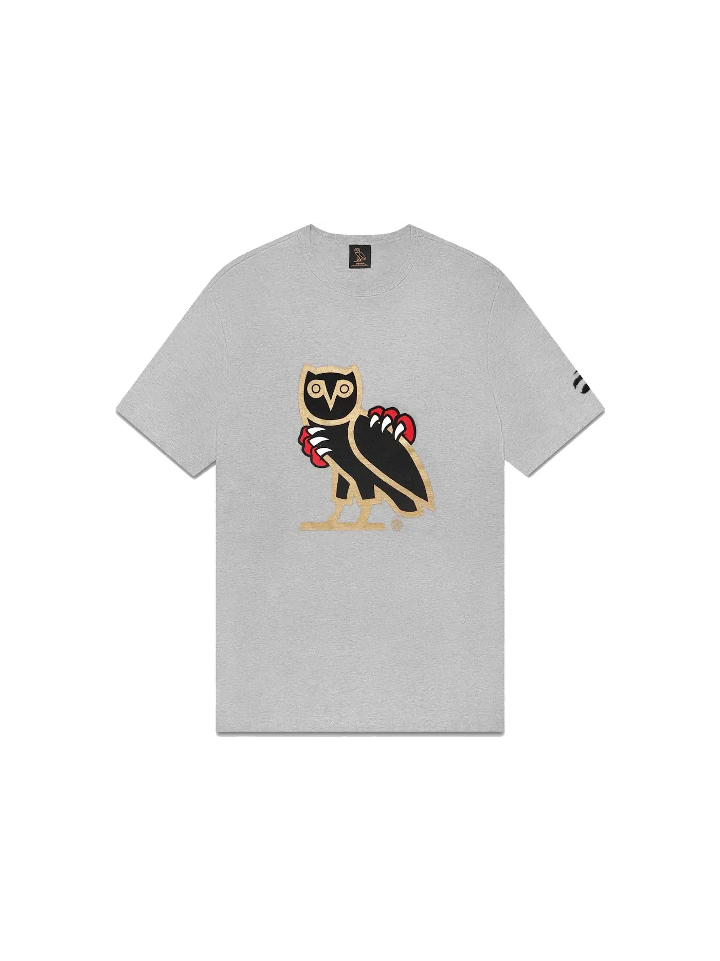 Мужская футболка с принтом OVO Jurassic Park OG Owl — изображение 1 из 1, серый
