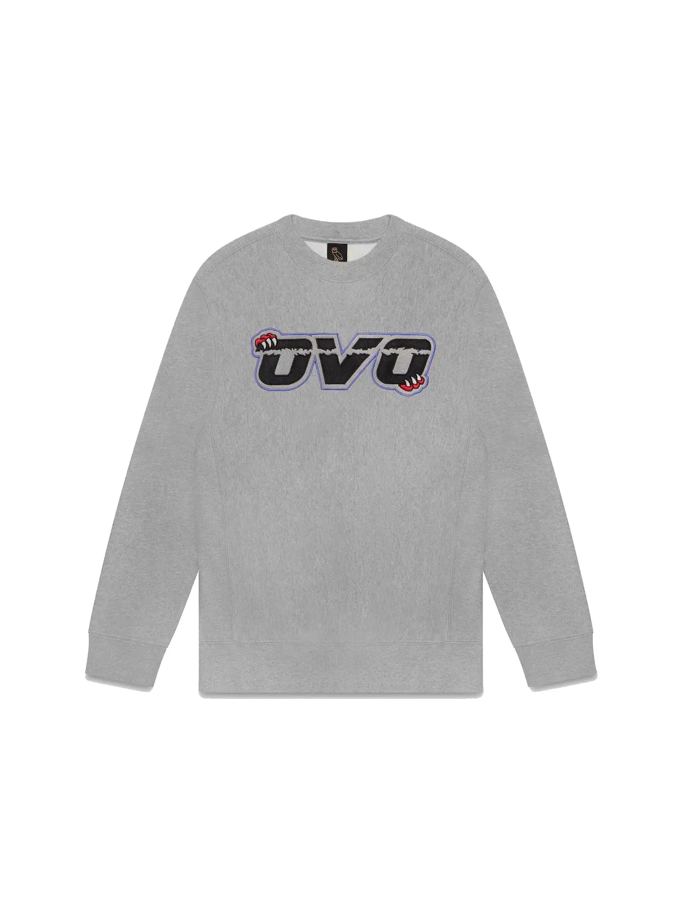 Мужской свитшот с длинным рукавом Crewneck OVO — изображение 1 из 1, серый