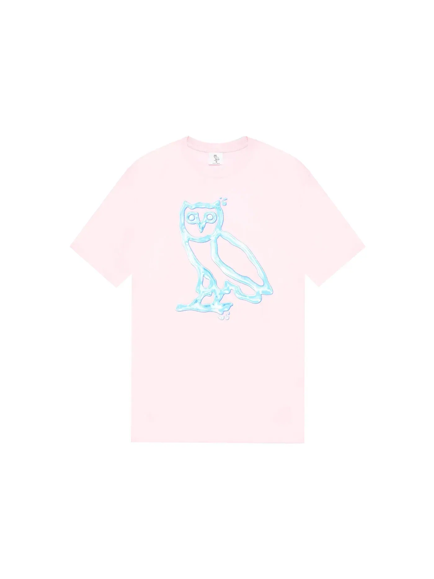 Мужская футболка с принтом OVO Liquid Owl T-shirt — изображение 1 из 2, розовый