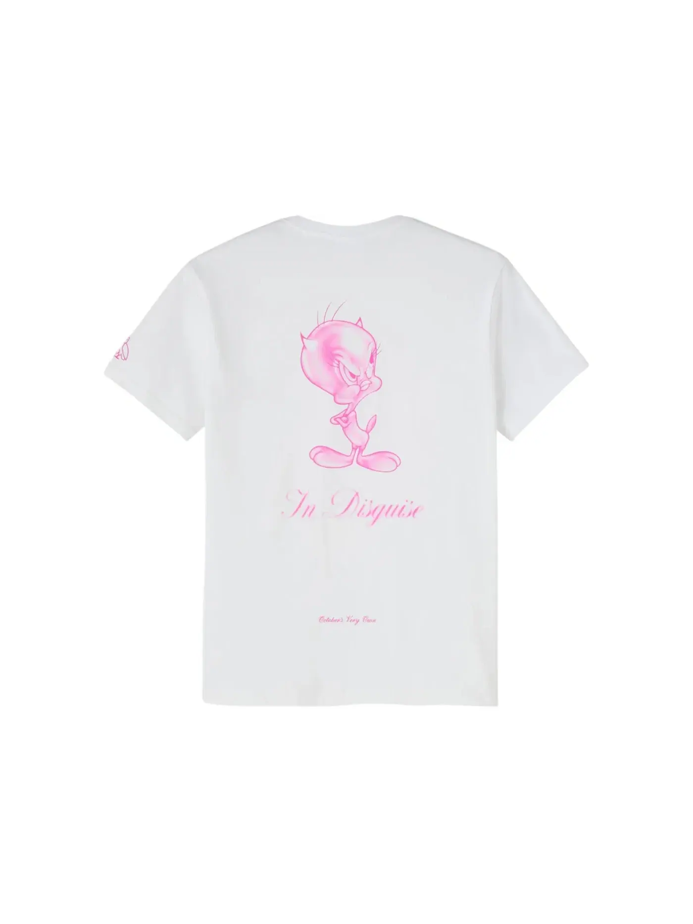 Мужская футболка с принтом Looney Tunes Tweety Bird Angel In Disguise OVO — изображение 2 из 2, белый
