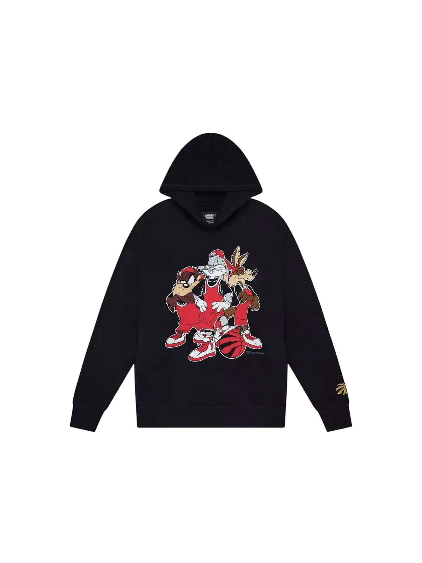 Мужской худи с принтом OVO Looney Tunes x Toronto Raptors 3 on 3 Basketball Hoodie — изображение 1 из 2, черный