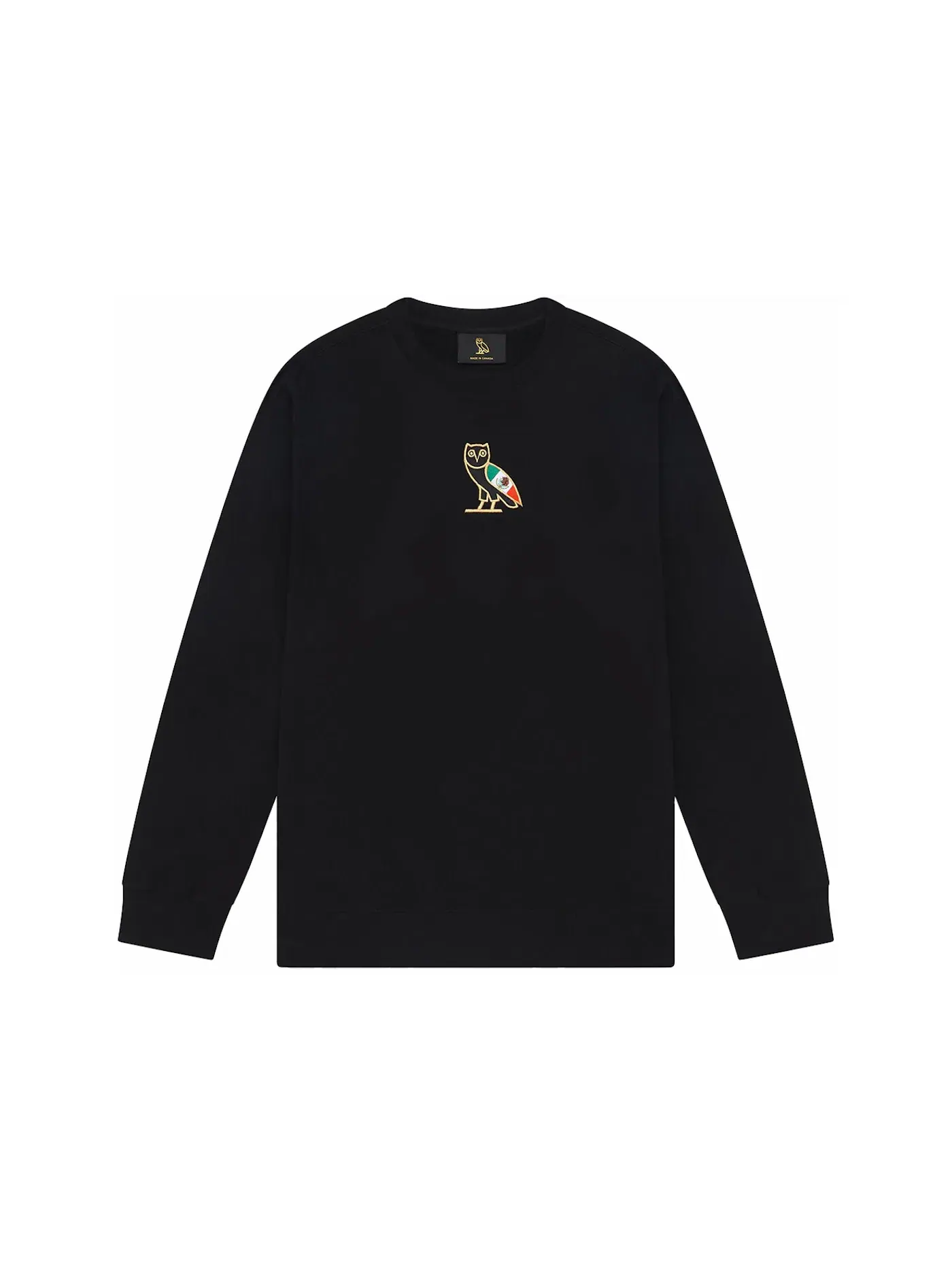 Мужской свитшот с длинным рукавом OG Crewneck OVO — изображение 1 из 2, черный