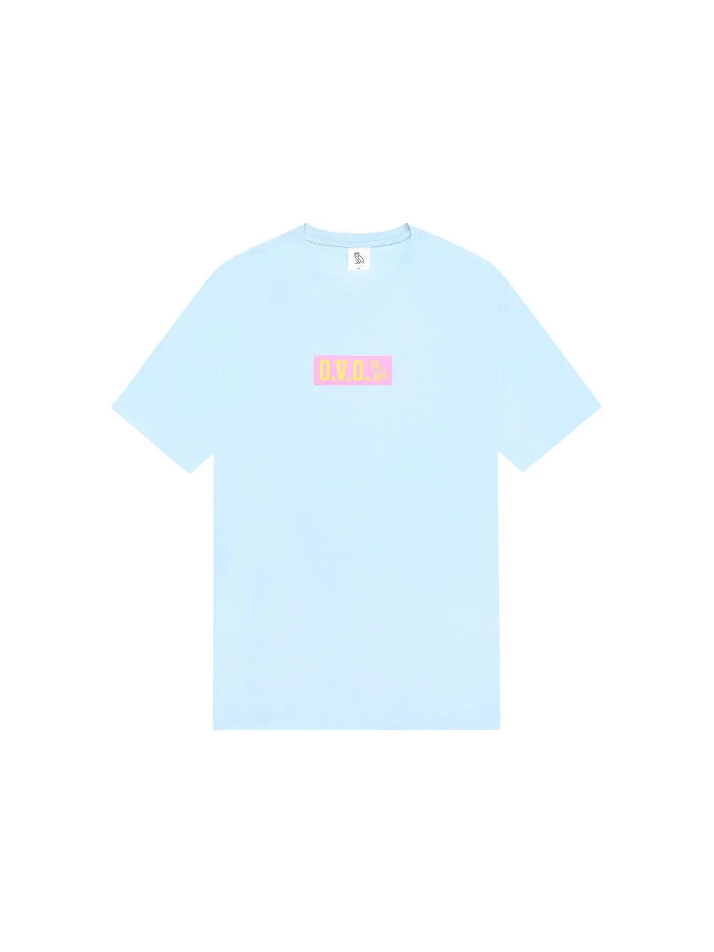 Мужская футболка с принтом OVO Military Stencil T-shirt (SS22) — изображение 1 из 1, светлый синий
