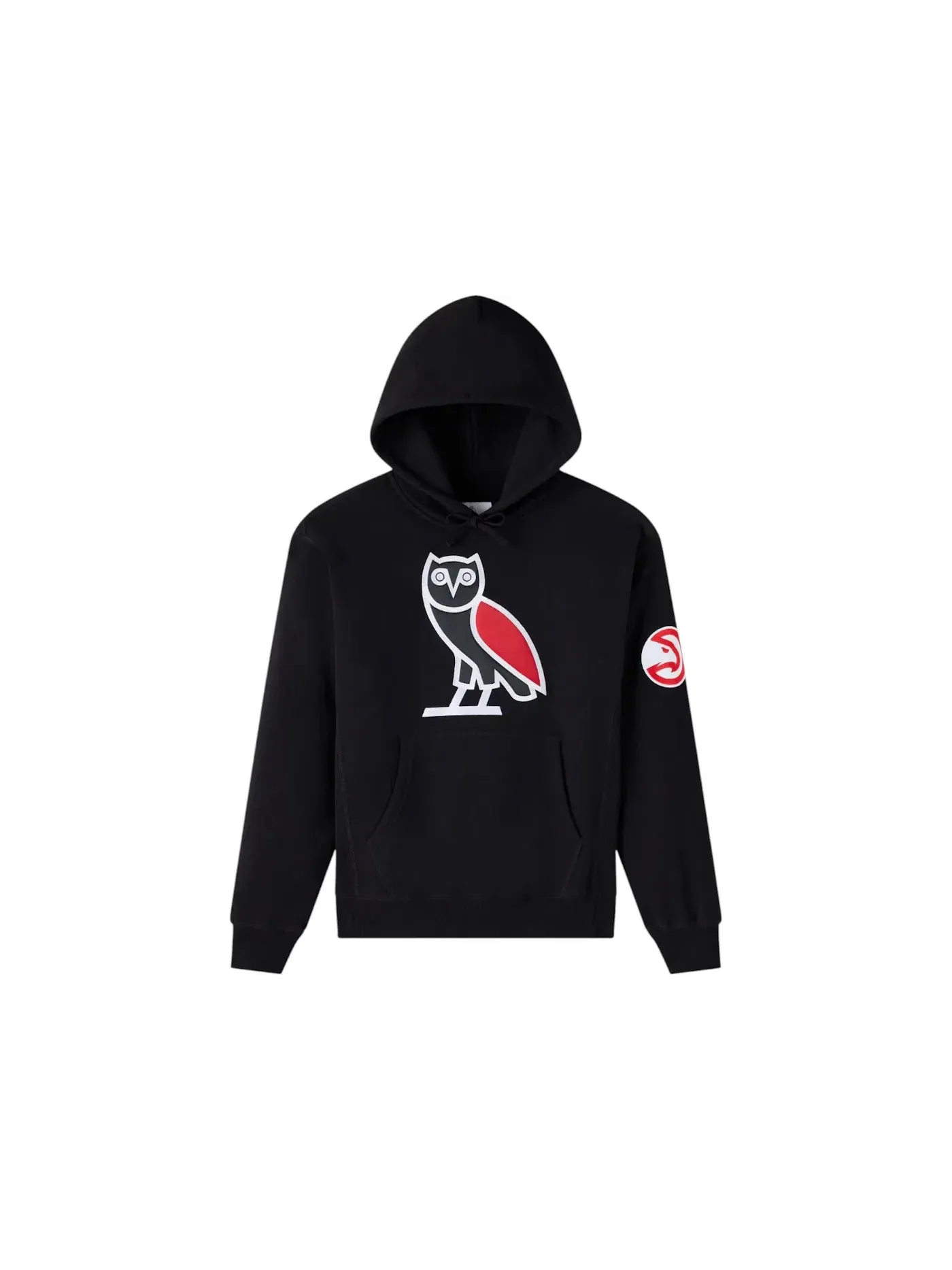 Мужская худи OVO NBA Atlanta Hawks Hoodie Black — изображение 1 из 2