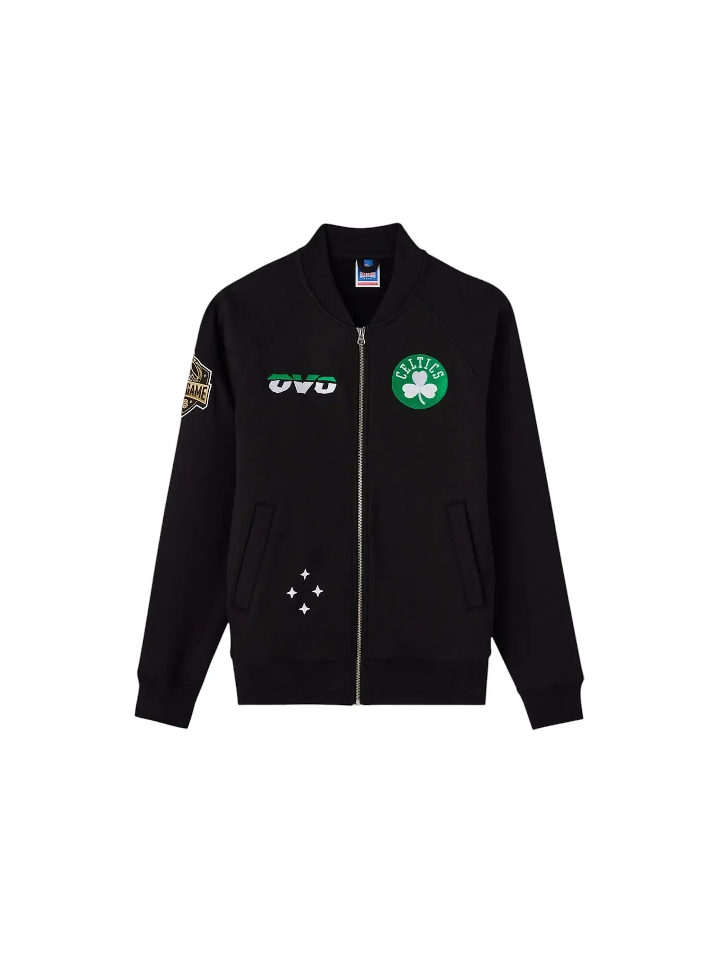 Мужская куртка из флиса OVO NBA Boston Celtics — изображение 1 из 2, черный