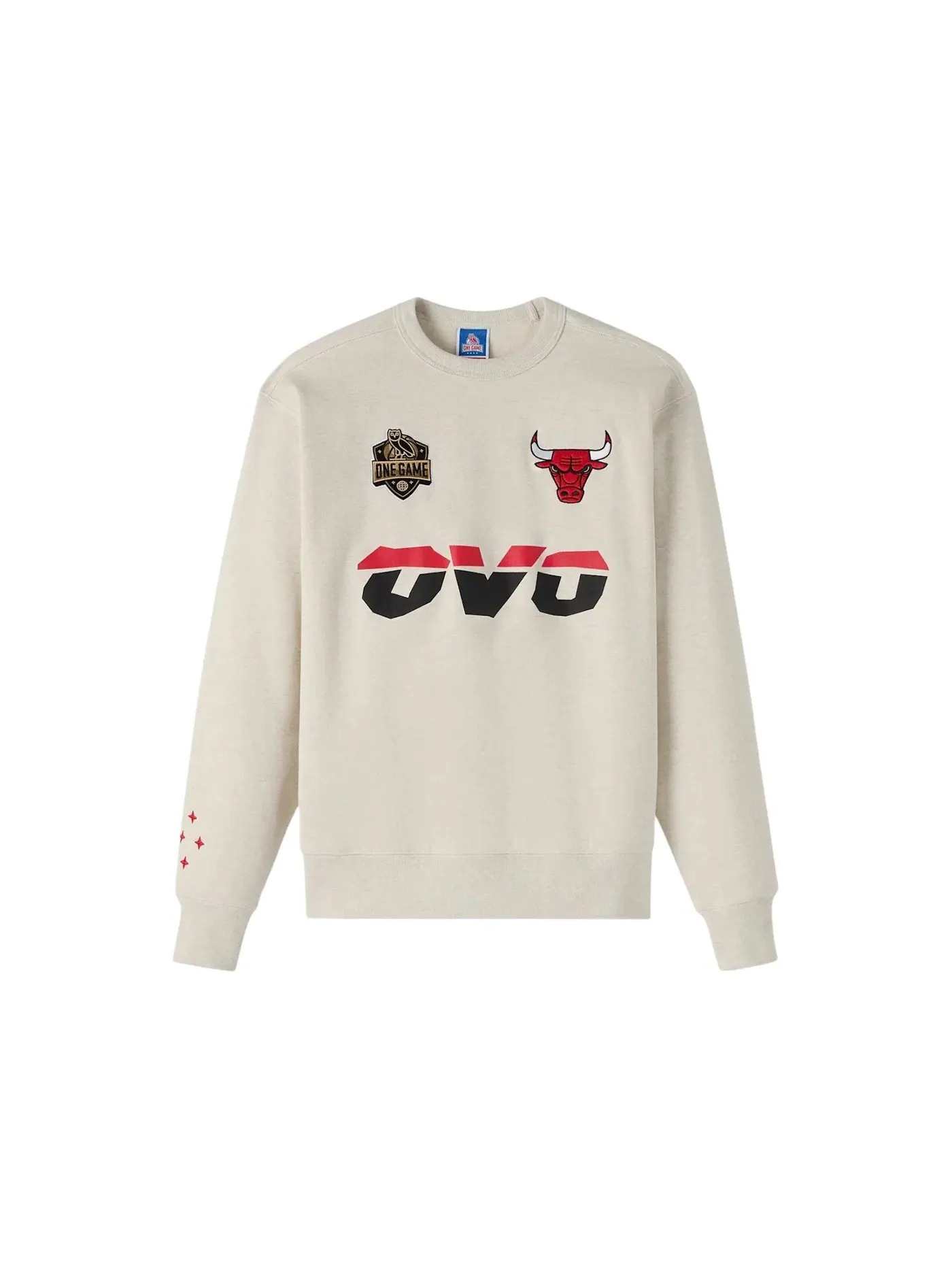 Мужской свитшот с принтом OVO Crewneck — изображение 1 из 1, серый