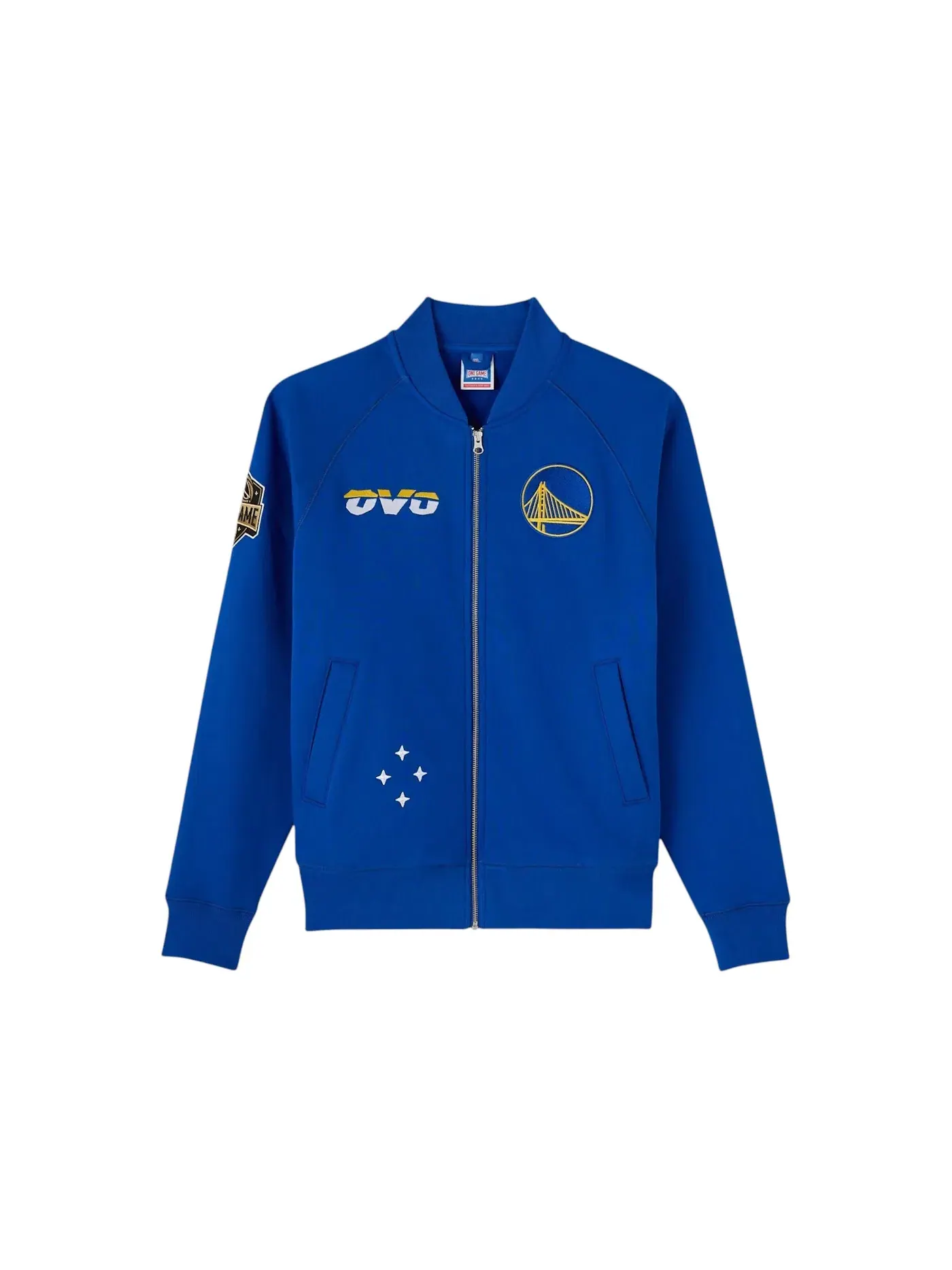 Мужская куртка-флис Golden State Warriors OVO — изображение 1 из 2, черный