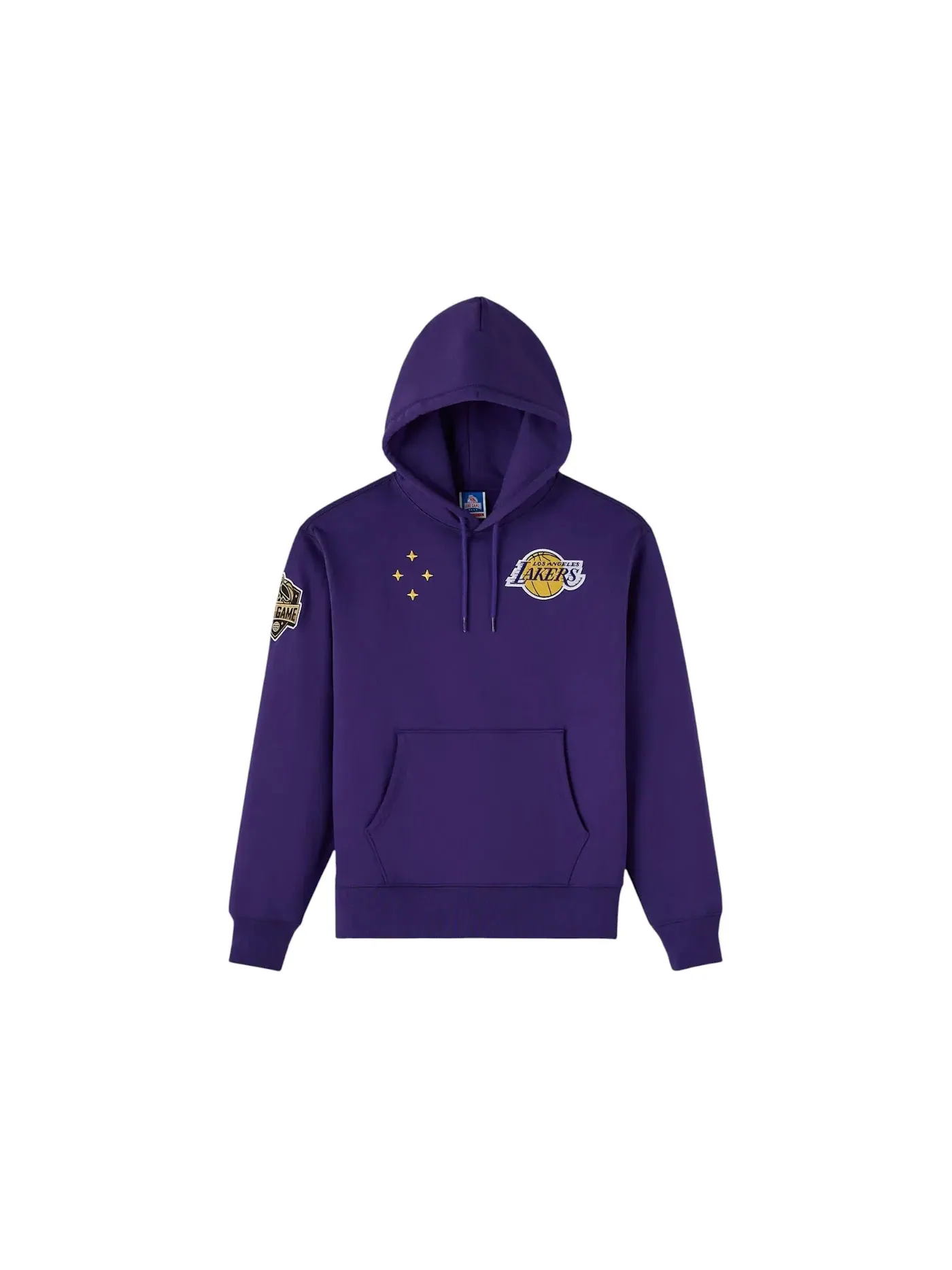 Мужская худи с принтом OVO NBA Los Angeles Lakers Hoodie — изображение 1 из 2, фиолетовый