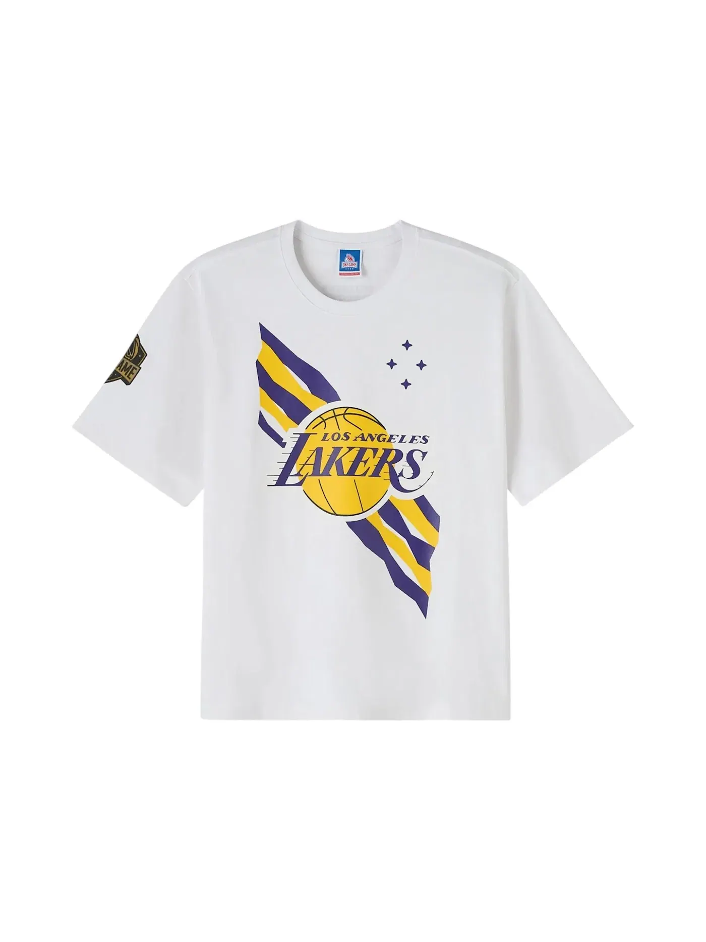 Мужская футболка с принтом OVO NBA Los Angeles Lakers T-Shirt — изображение 1 из 1, белый