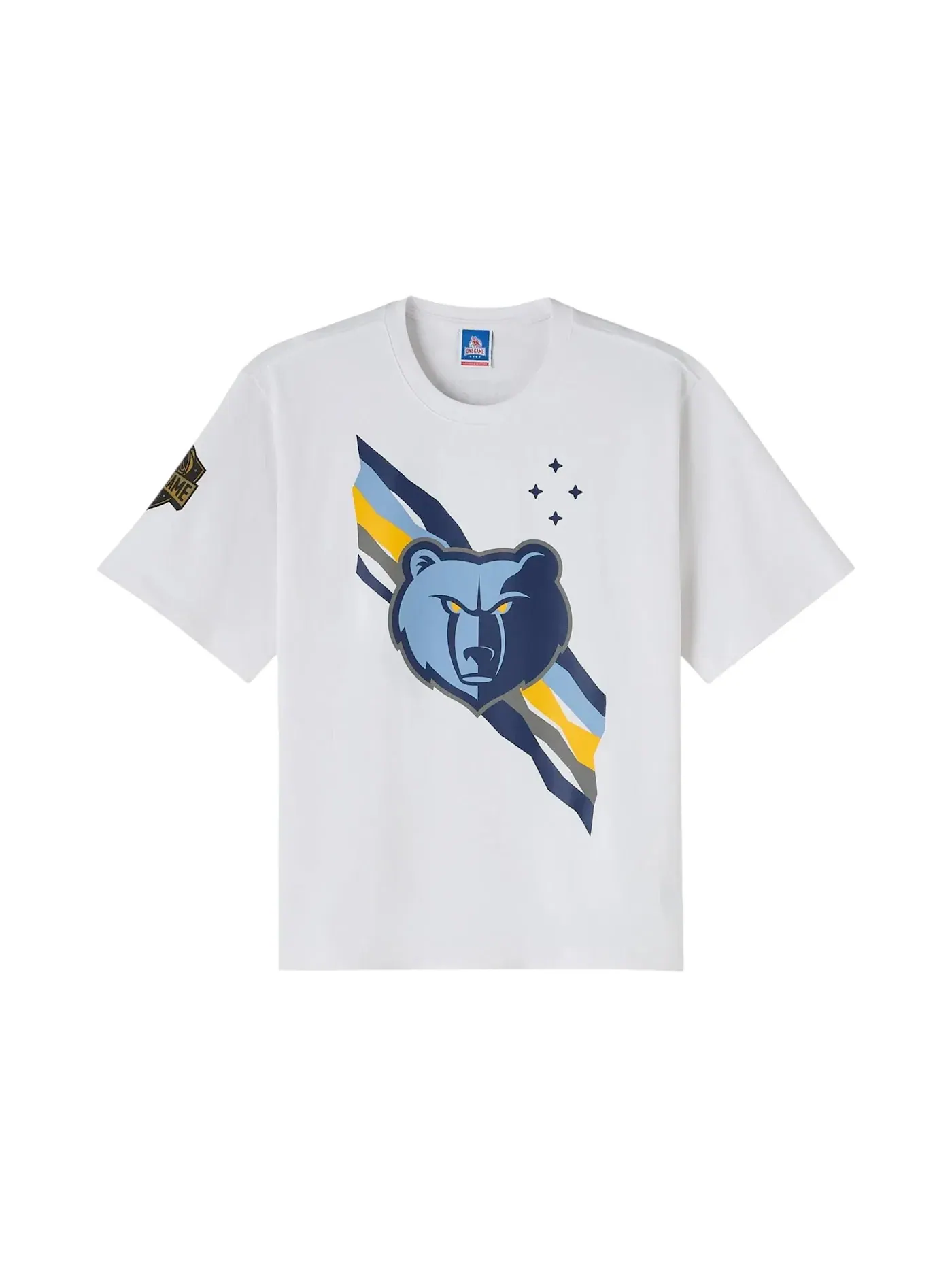 Мужская футболка хлопковая OVO NBA Memphis Grizzlies T-Shirt — изображение 1 из 1, белый