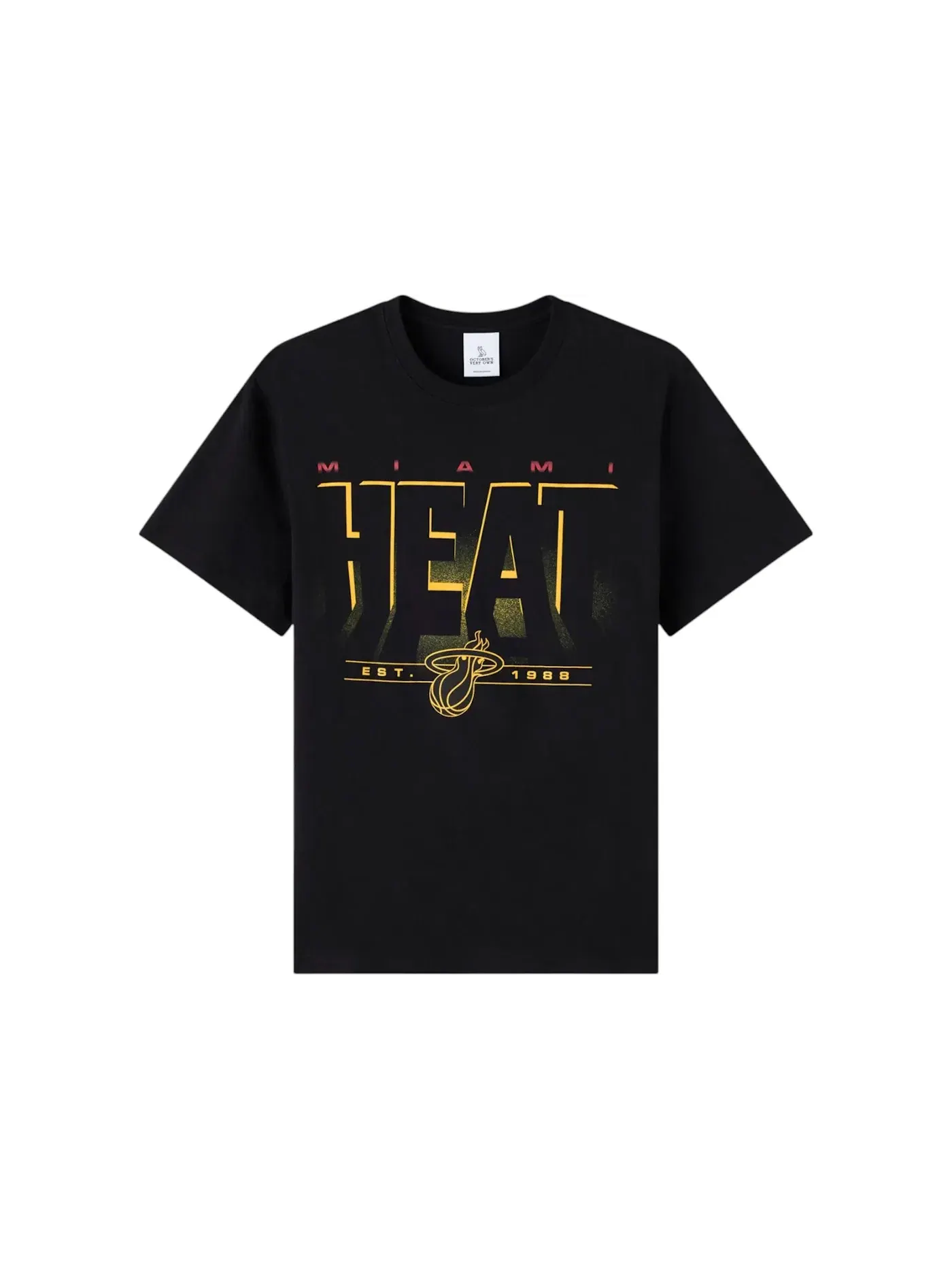 Мужская футболка OVO NBA Miami Heat T-shirt — изображение 1 из 2, черный