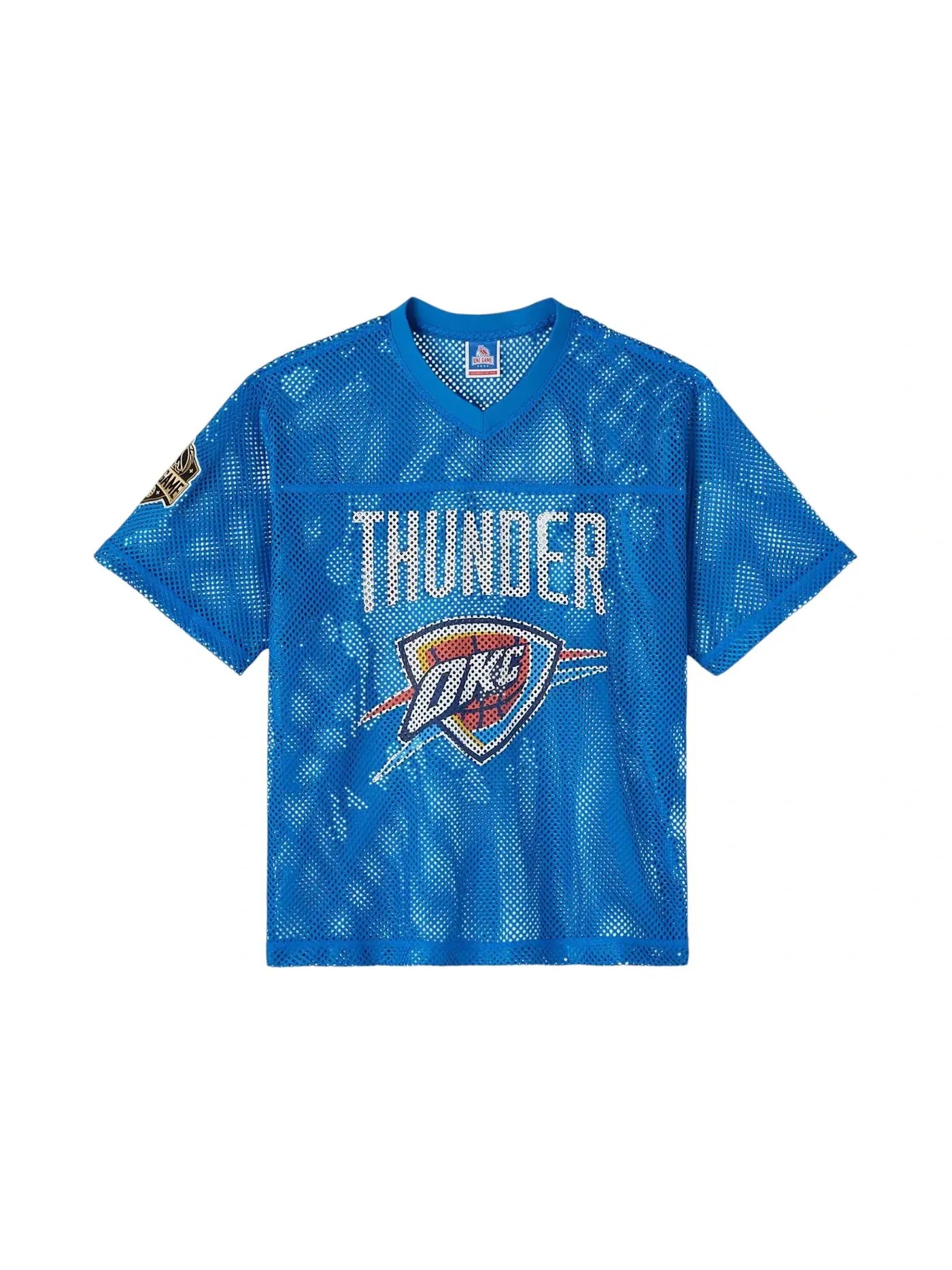 Мужская джерси с сетчатой тканью OVO NBA Oklahoma City Thunder Mesh Jersey — изображение 1 из 2, синий