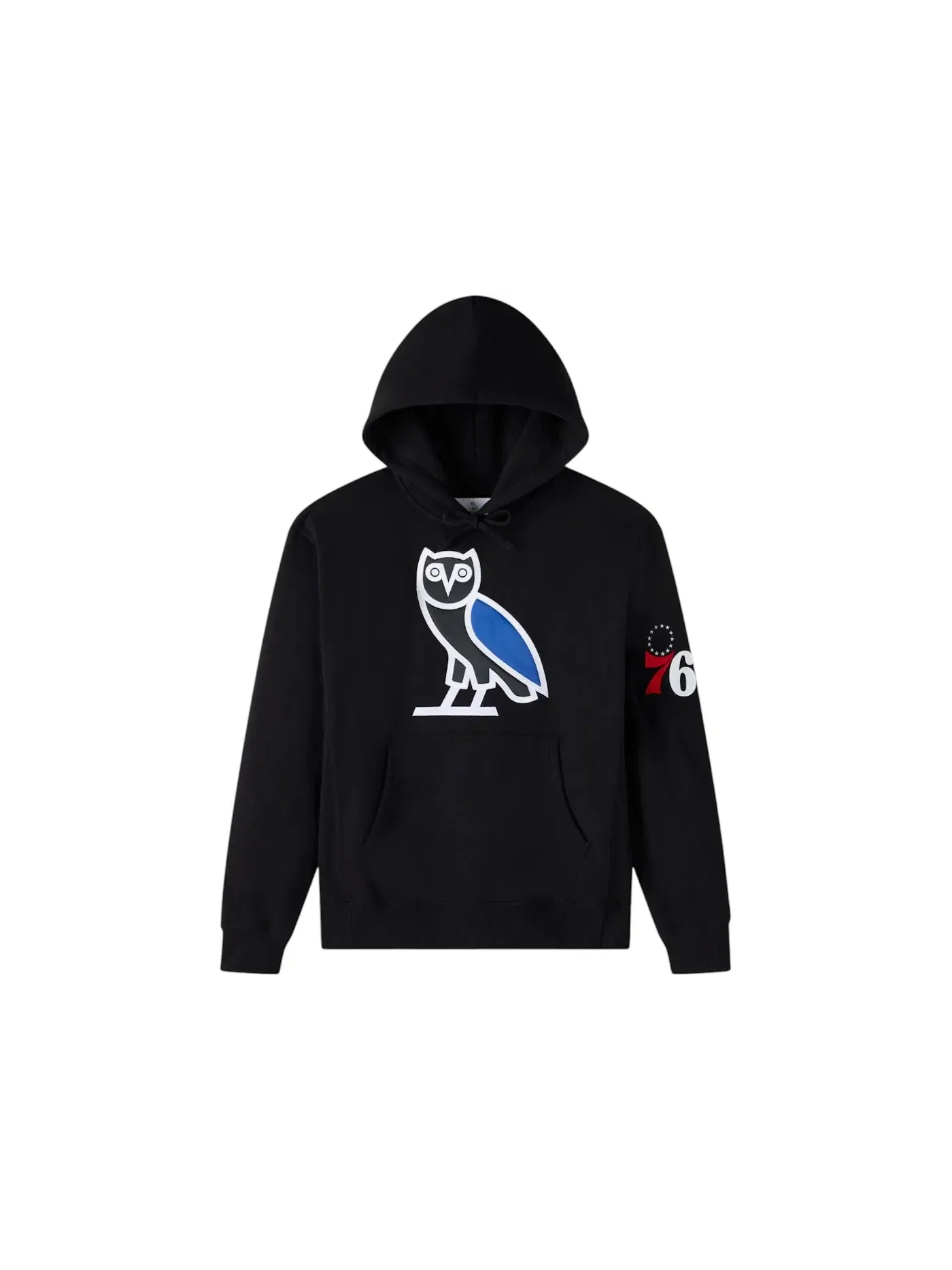 Мужская худи OVO NBA Philadelphia 76ers Hoodie — изображение 1 из 2, черный