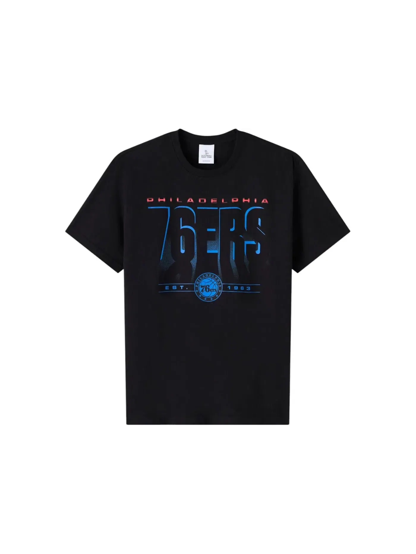 Мужская футболка с принтом OVO Philadelphia 76ers T-shirt OVO — изображение 1 из 2, черный