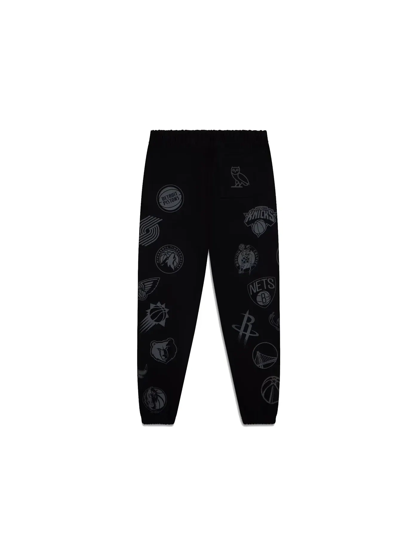 Мужские спортивные штаны с принтом Sweatpant OVO — изображение 2 из 2, черный