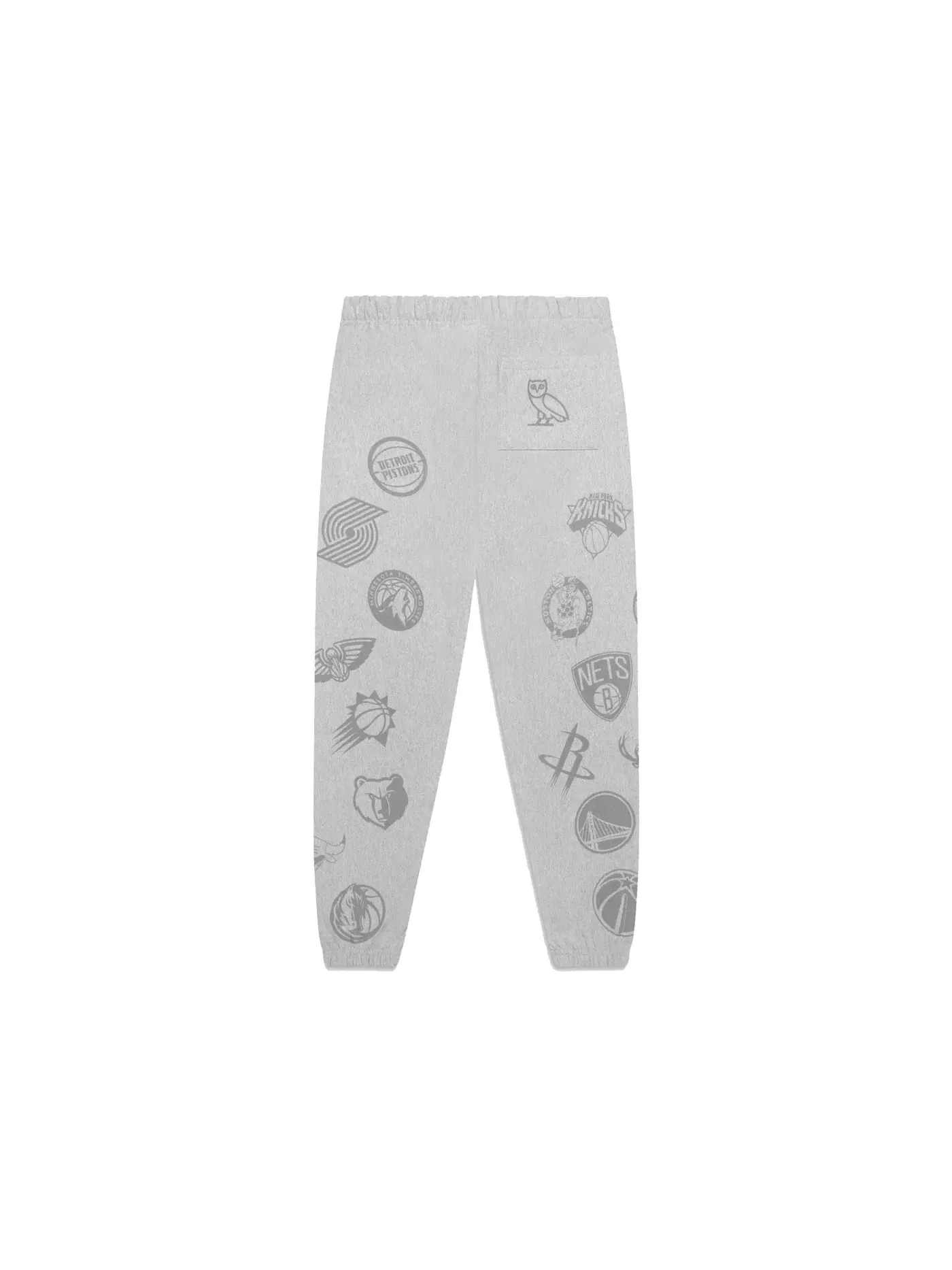 Мужские спортивные штаны с принтом OVO Sweatpant — изображение 2 из 2, серый