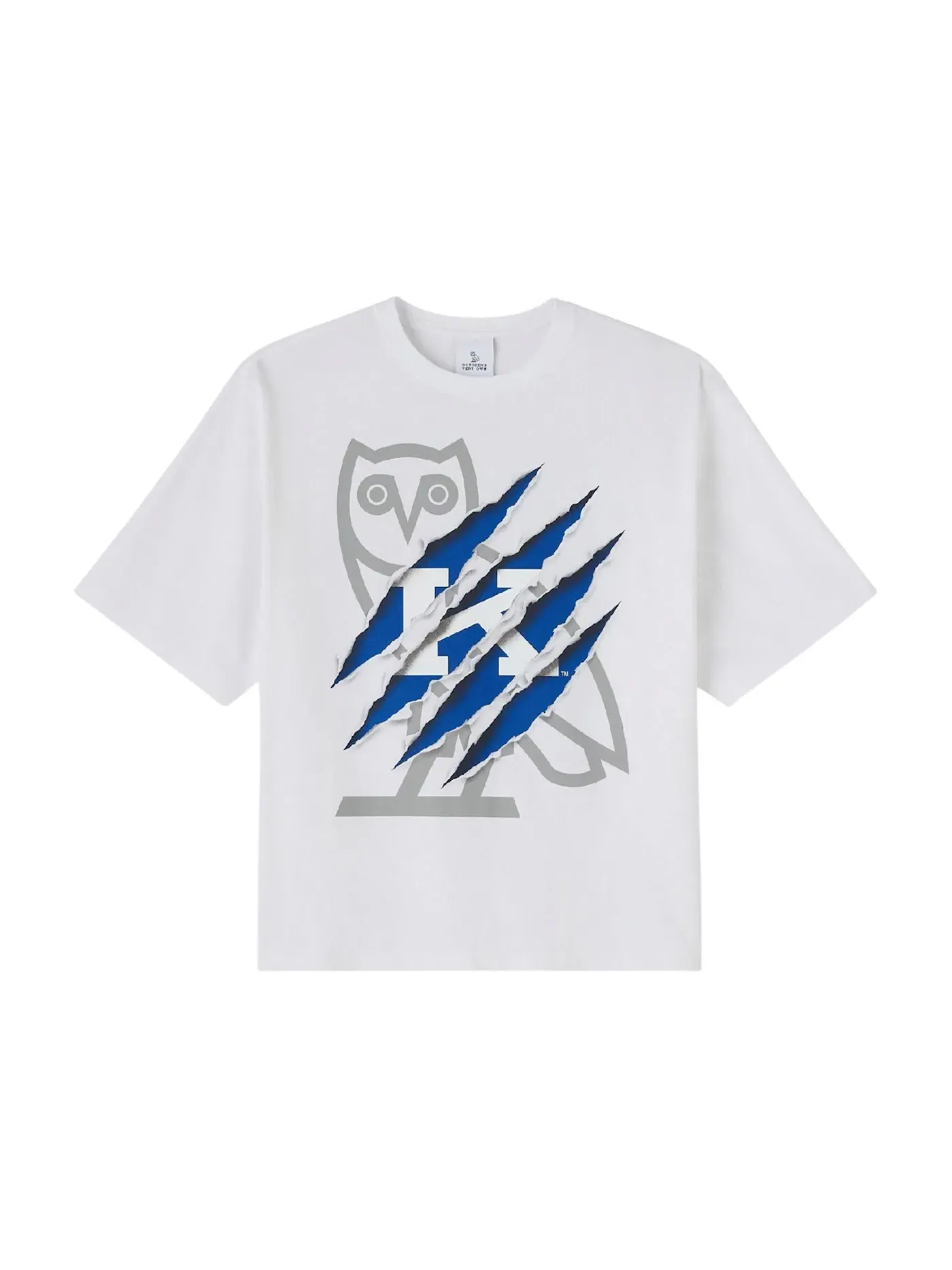 Мужская футболка с принтом OVO NCAA Kentucky Wildcats 1996 National Champions T-Shirt — изображение 1 из 2, белый